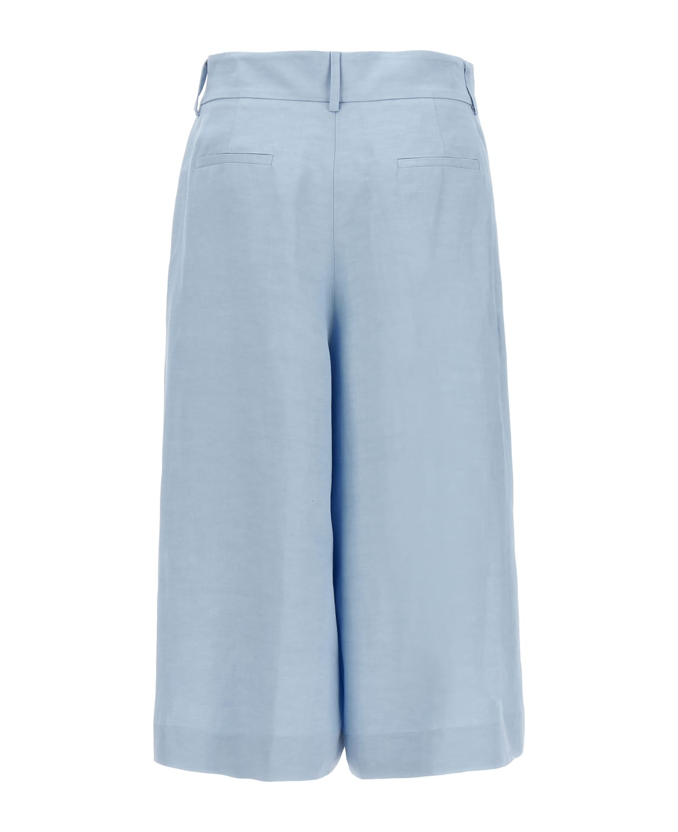 Parosh 'raisa' Bermuda Shorts - Light Blue