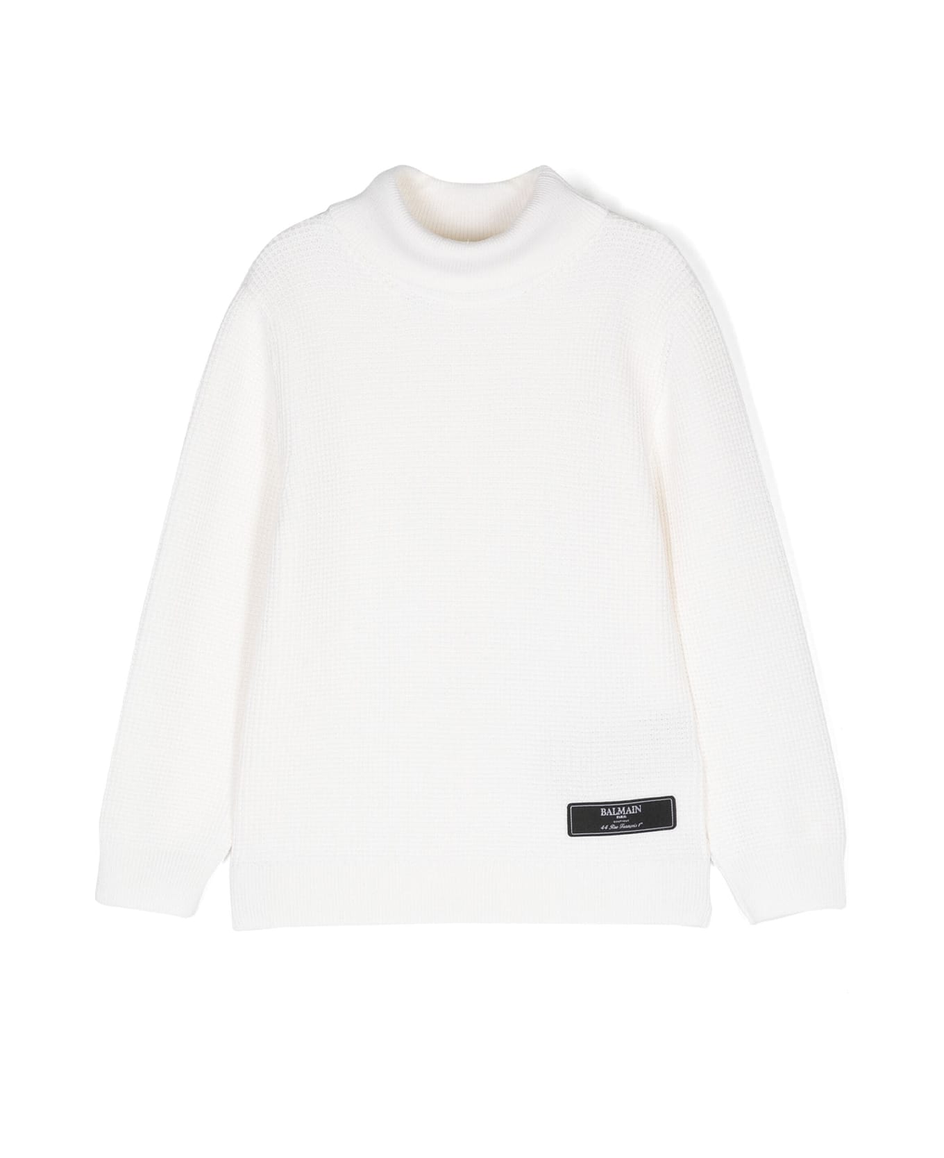 Balmain Turtleneck Sweater - White