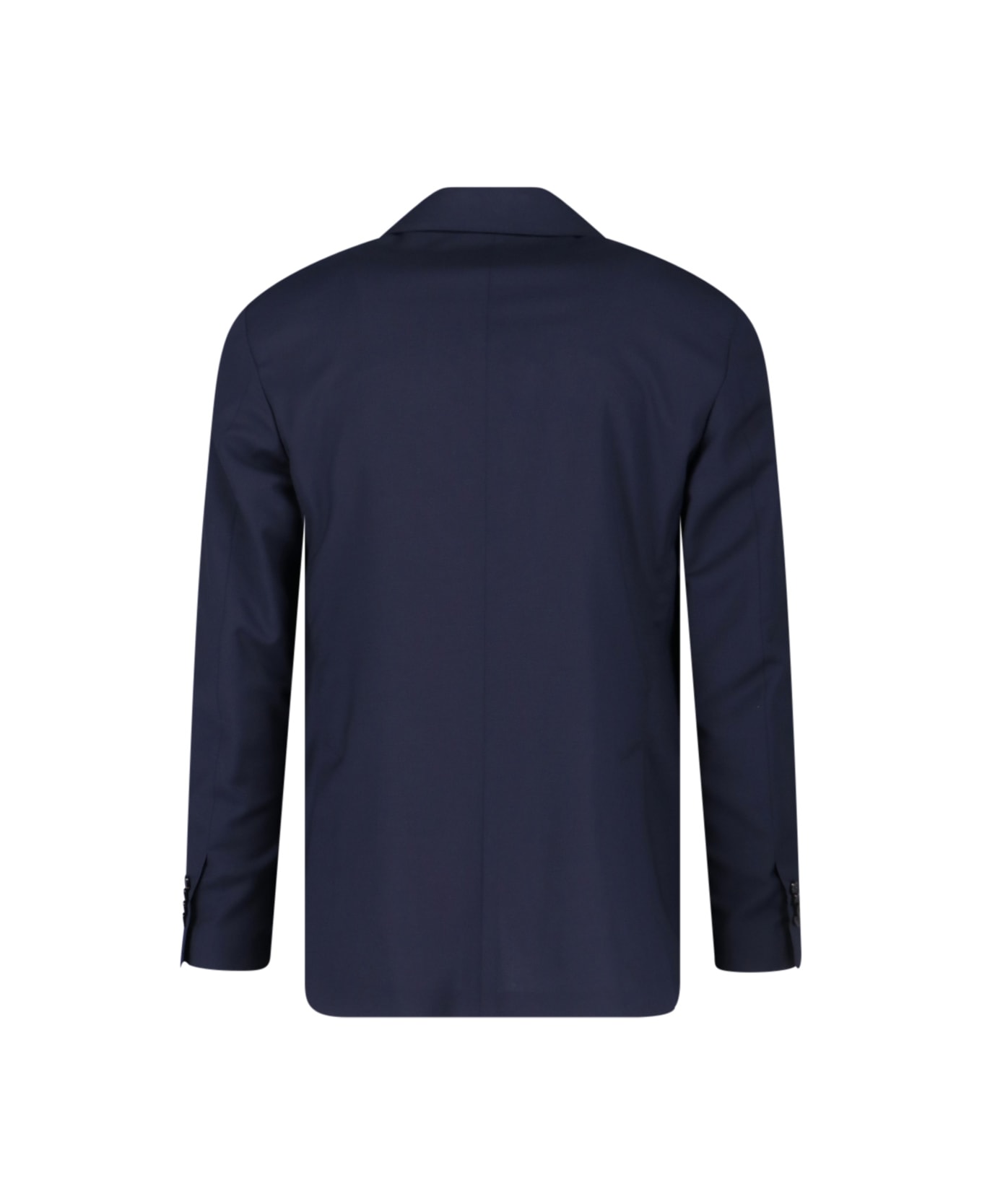 Lardini Single-breasted Virgin Wool Suit - Blue