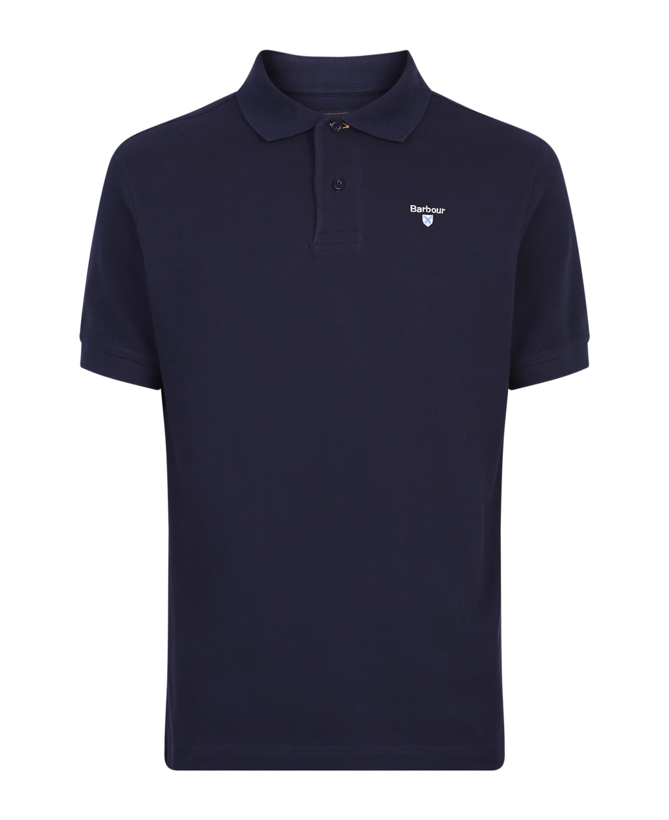 Barbour Branded Polo - Blue