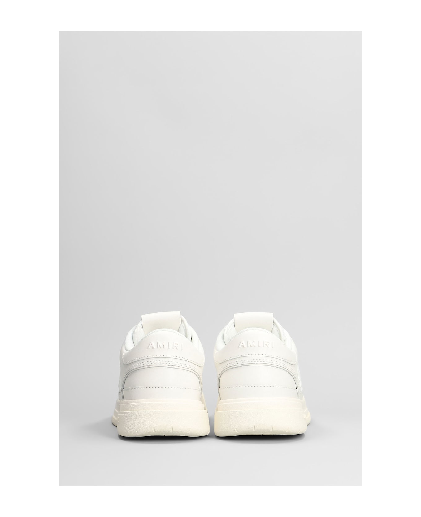 AMIRI Classic Low Sneakers In White Leather - white
