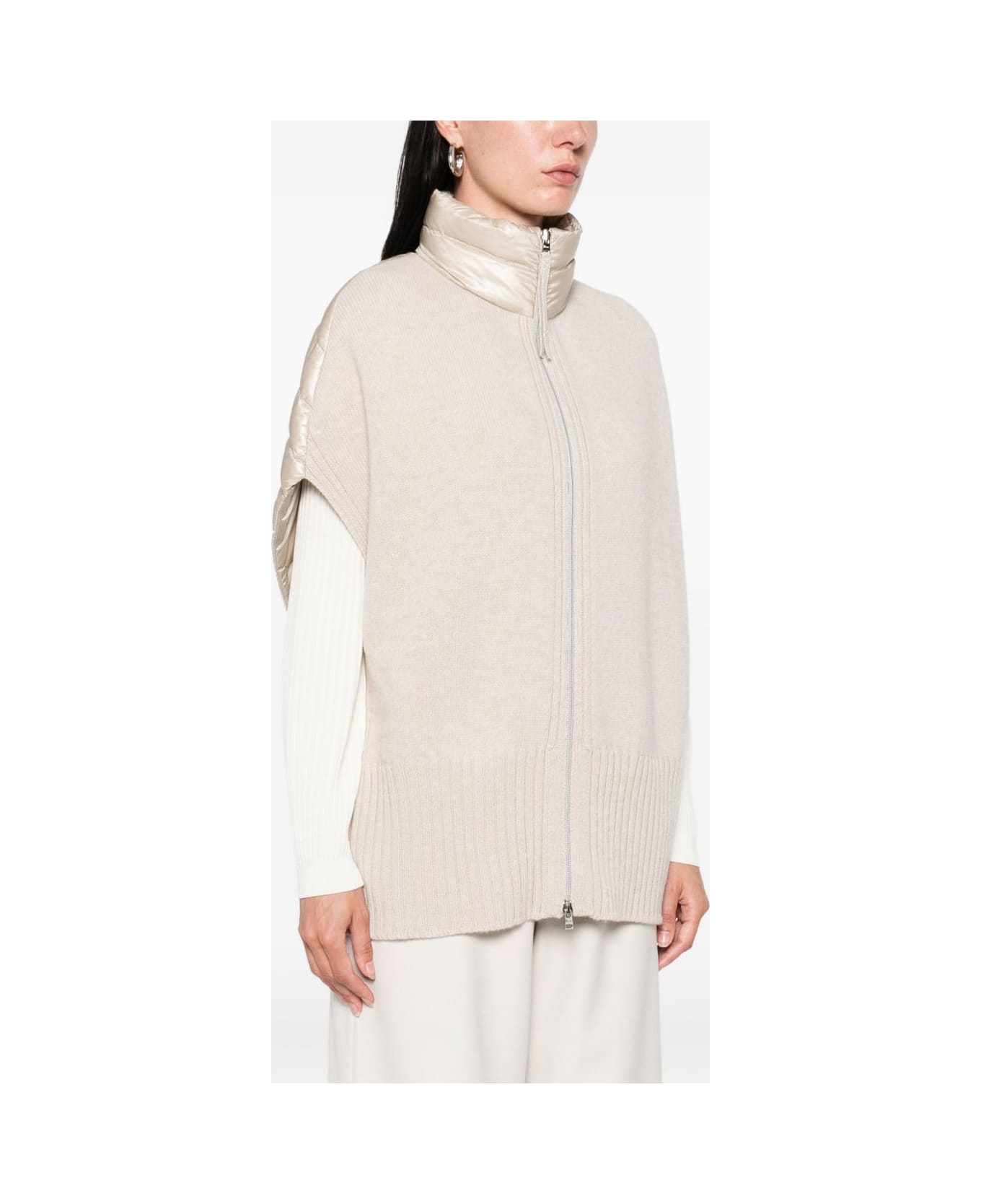 Herno Beige Down Jacket - White