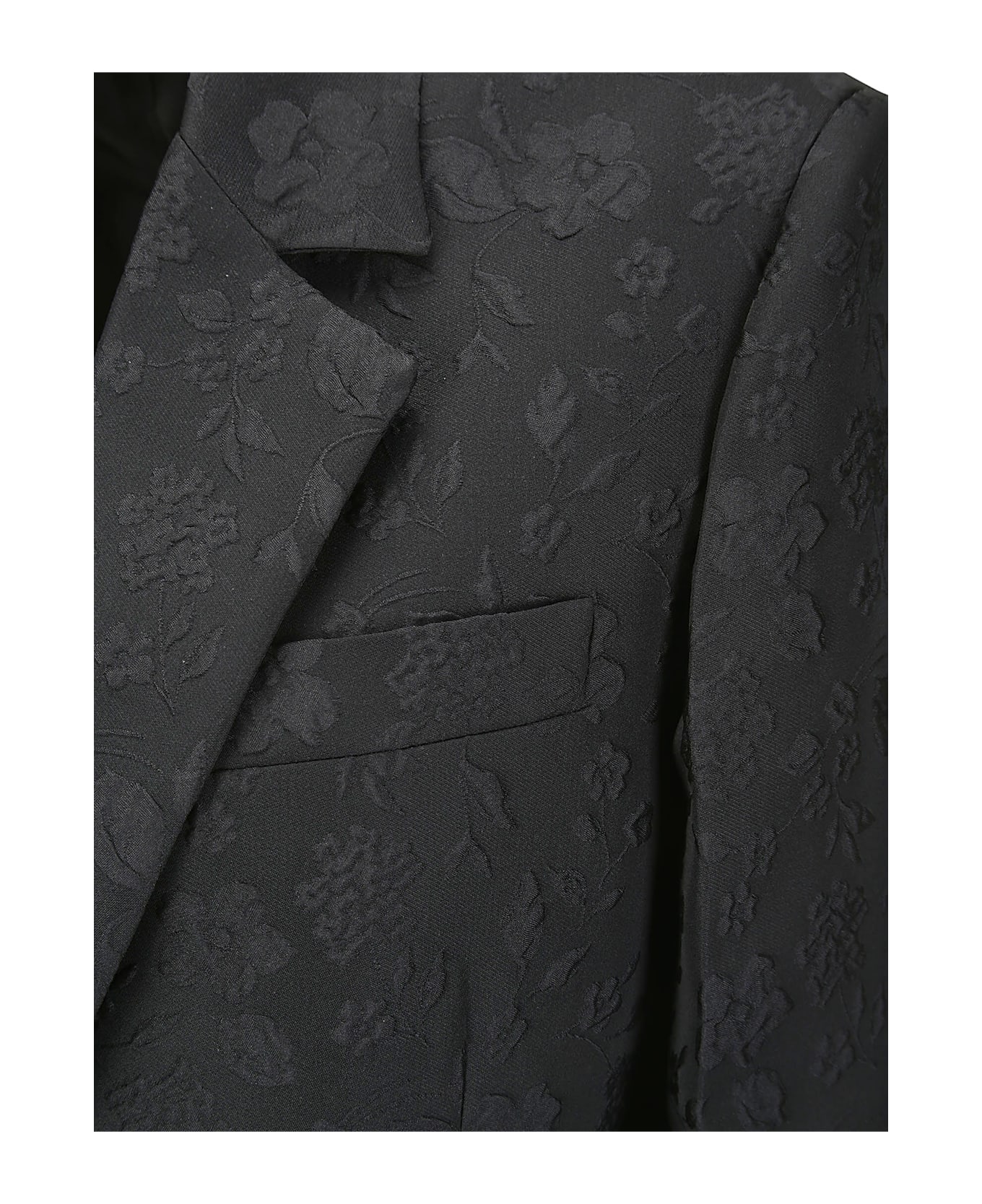 Lanvin Evening Cape Coat - BLACK