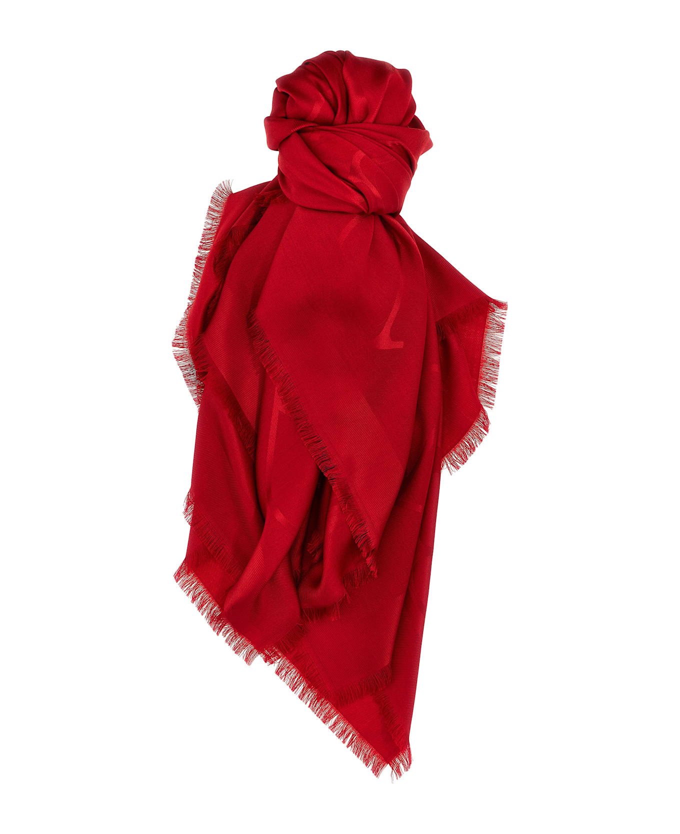 Valentino Garavani 'vlogo Signature' Shawl - Red