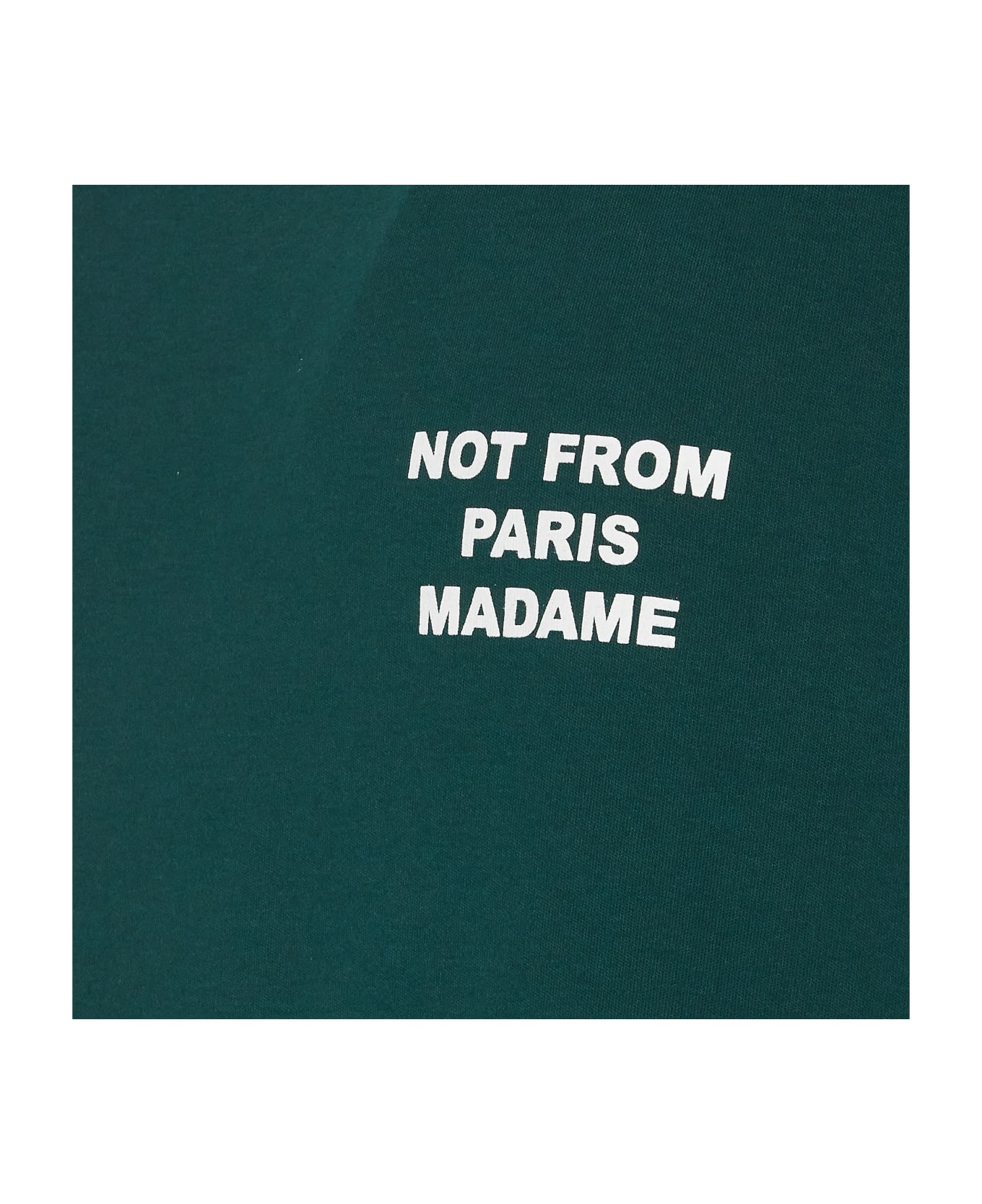 Drôle de Monsieur Slogan T-shirt - Green