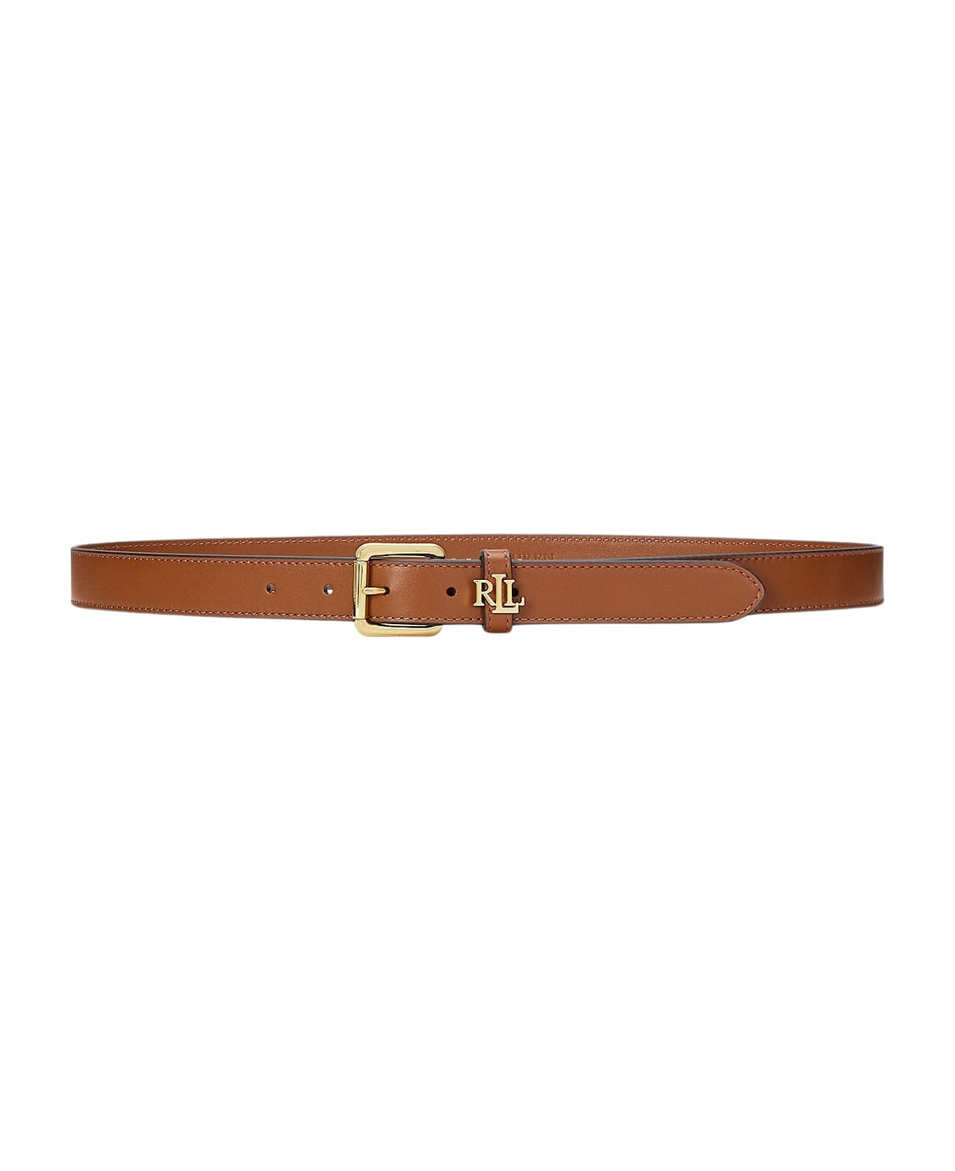 Ralph Lauren Lgo Kpper 25 Belt Skinny - Lauren Tan
