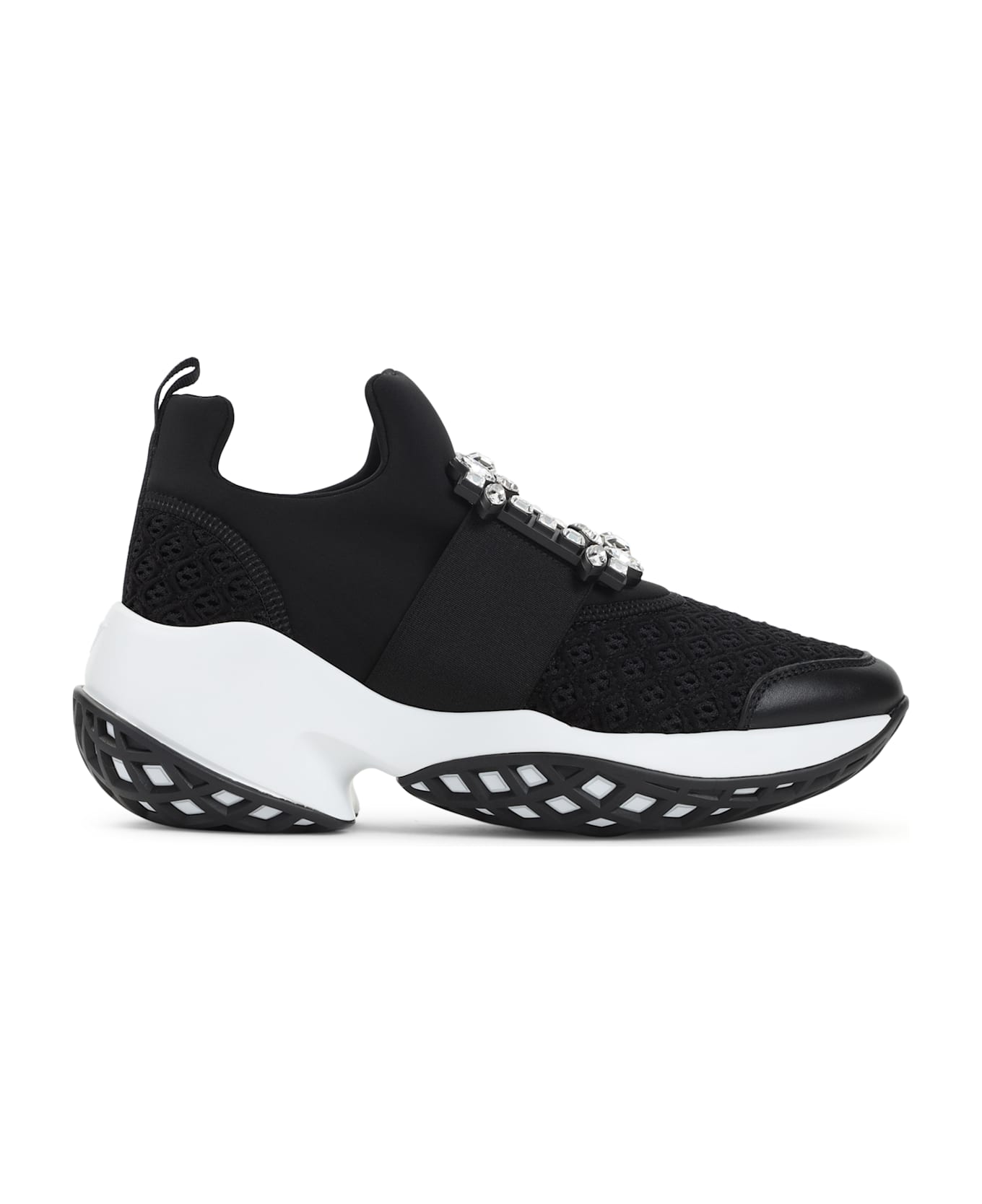 Roger Vivier Run Strass Buckle Sneakers - Nero