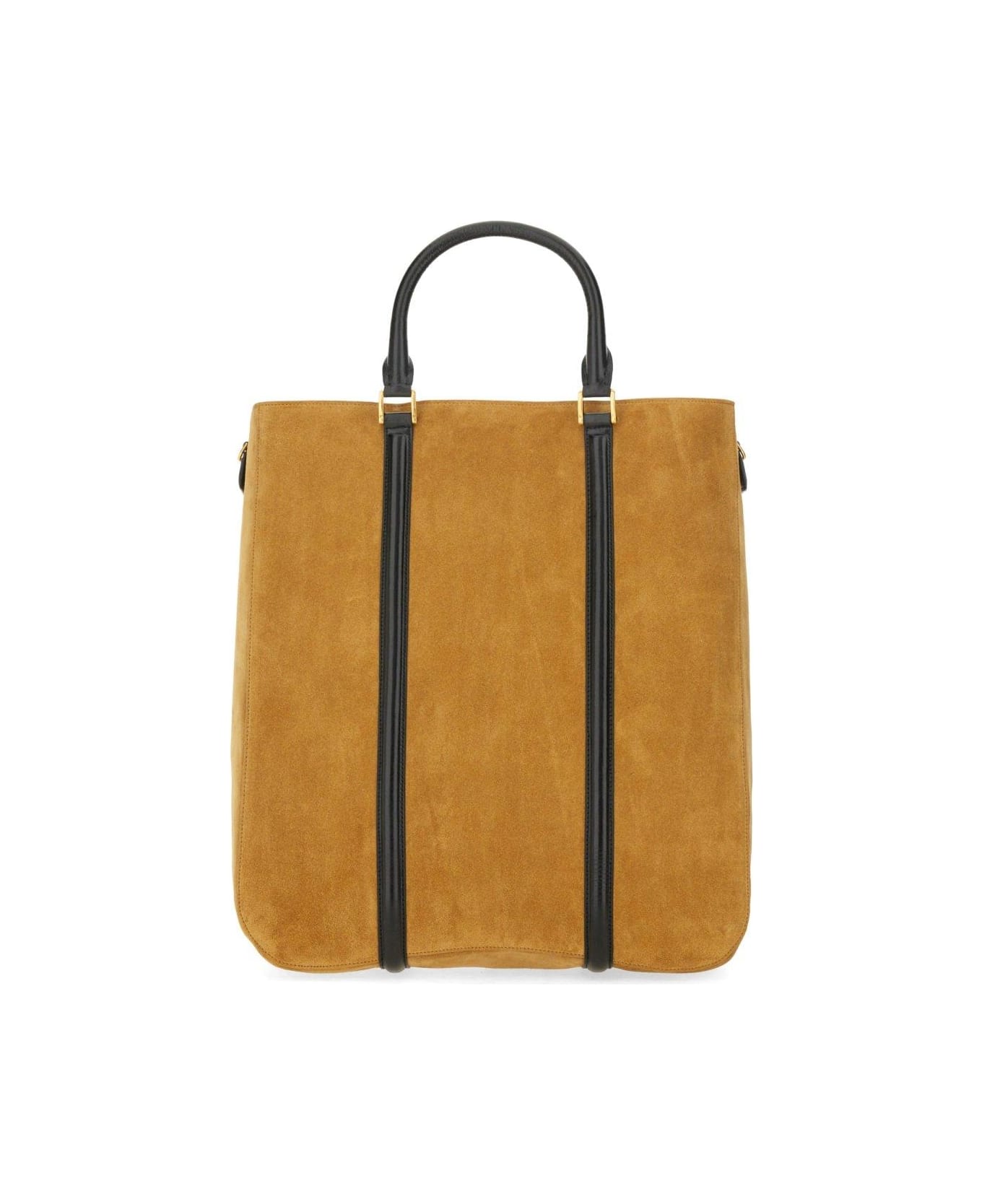 Ami Alexandre Mattiussi Ami Paris North South Tote Bag - BEIGE