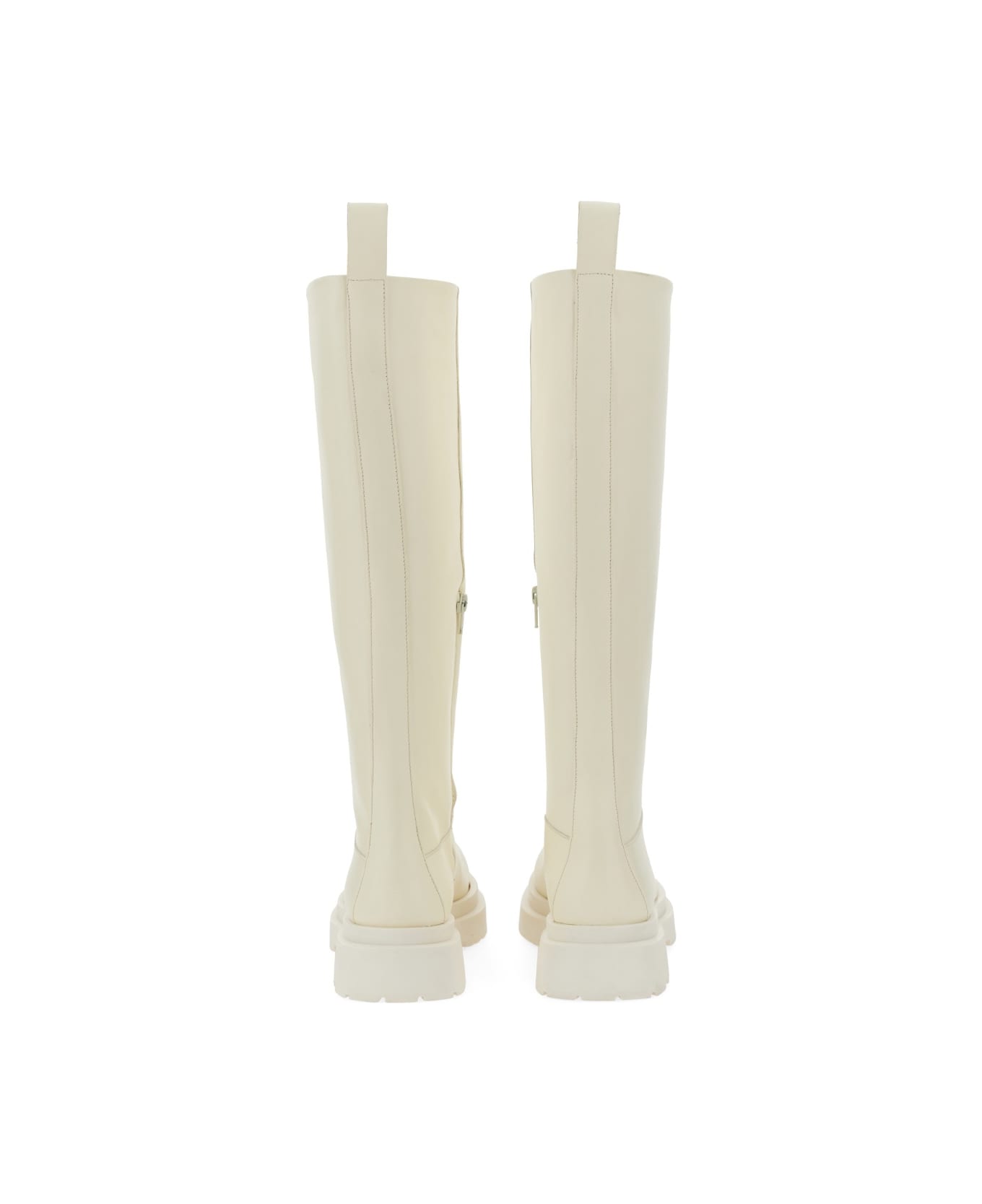 Liu-Jo Leather Boot - WHITE