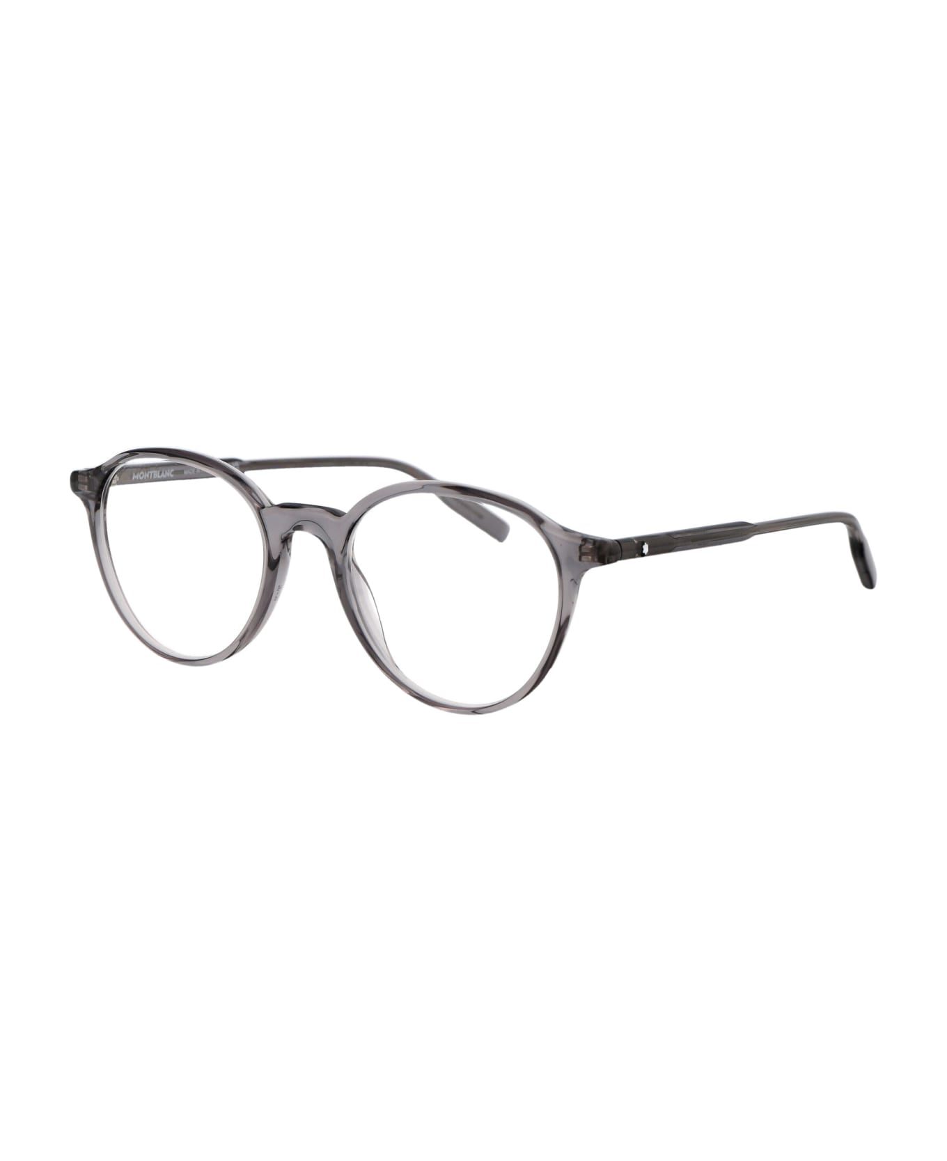 Montblanc Mb0291o Glasses - 003 GREY GREY TRANSPARENT アイウェア