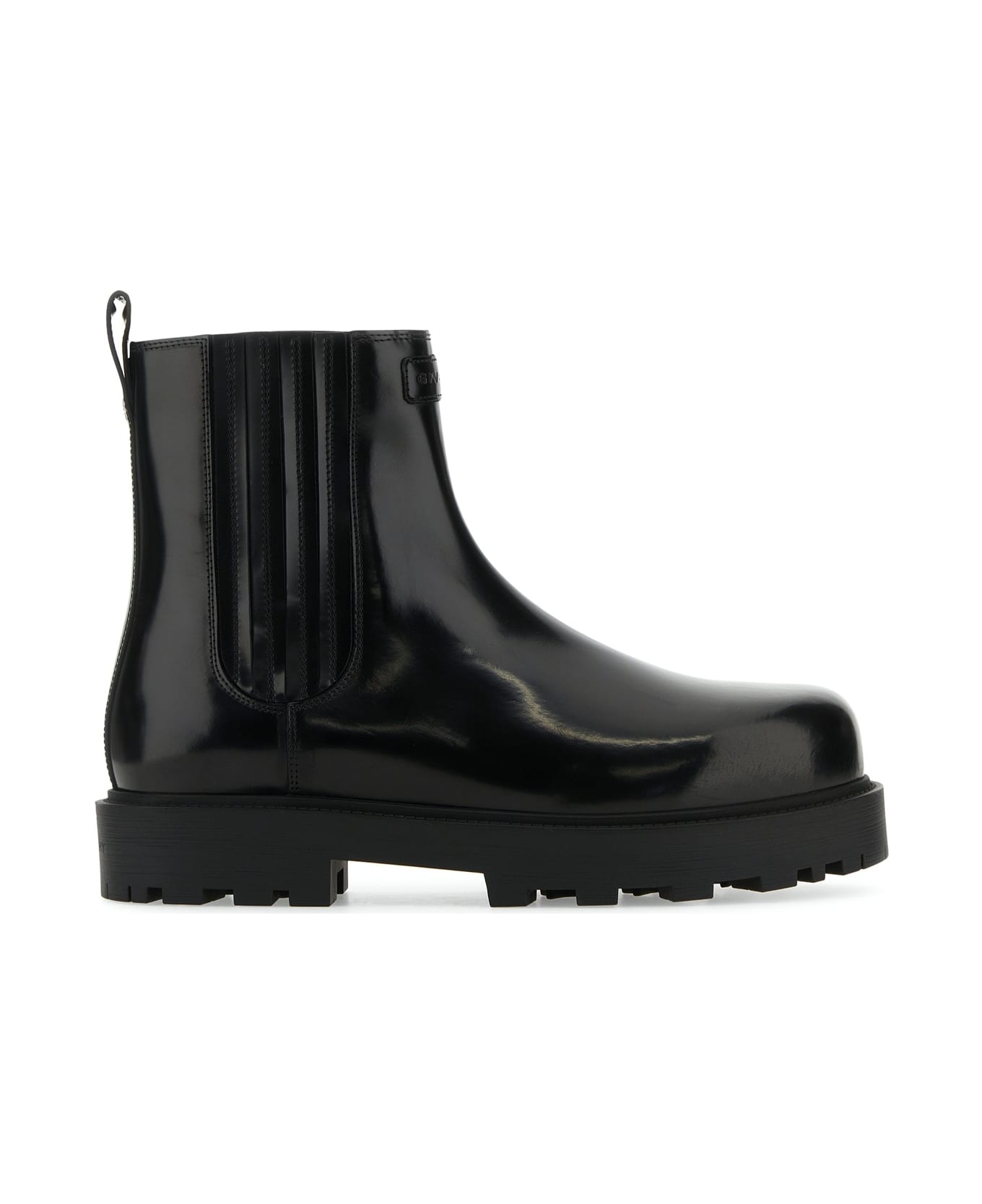Givenchy Black Leather Ankle Boots - Black