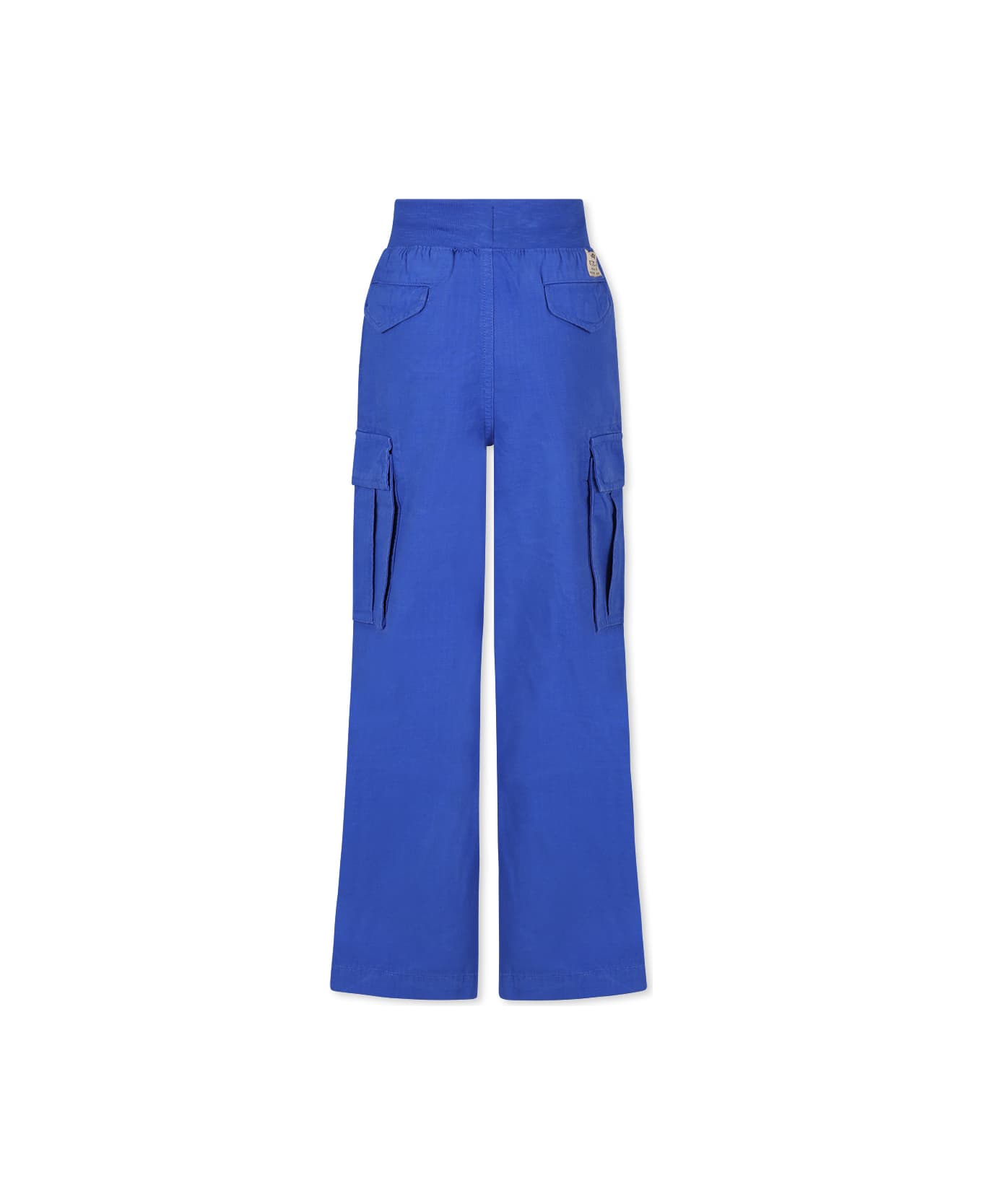 Ralph Lauren Blue Trousers For Boy - Blue