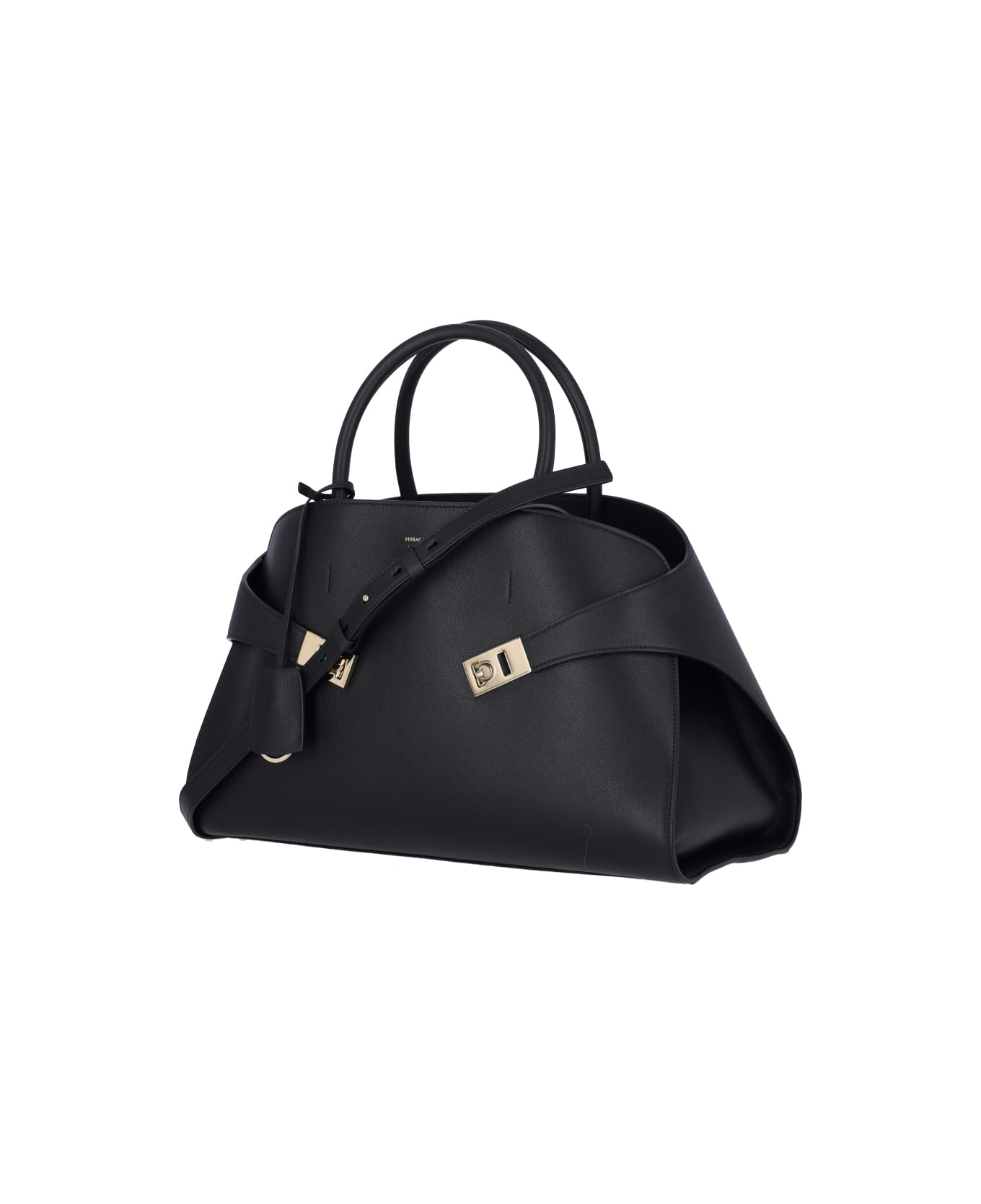 Ferragamo 
hug M
 Handbag - Black