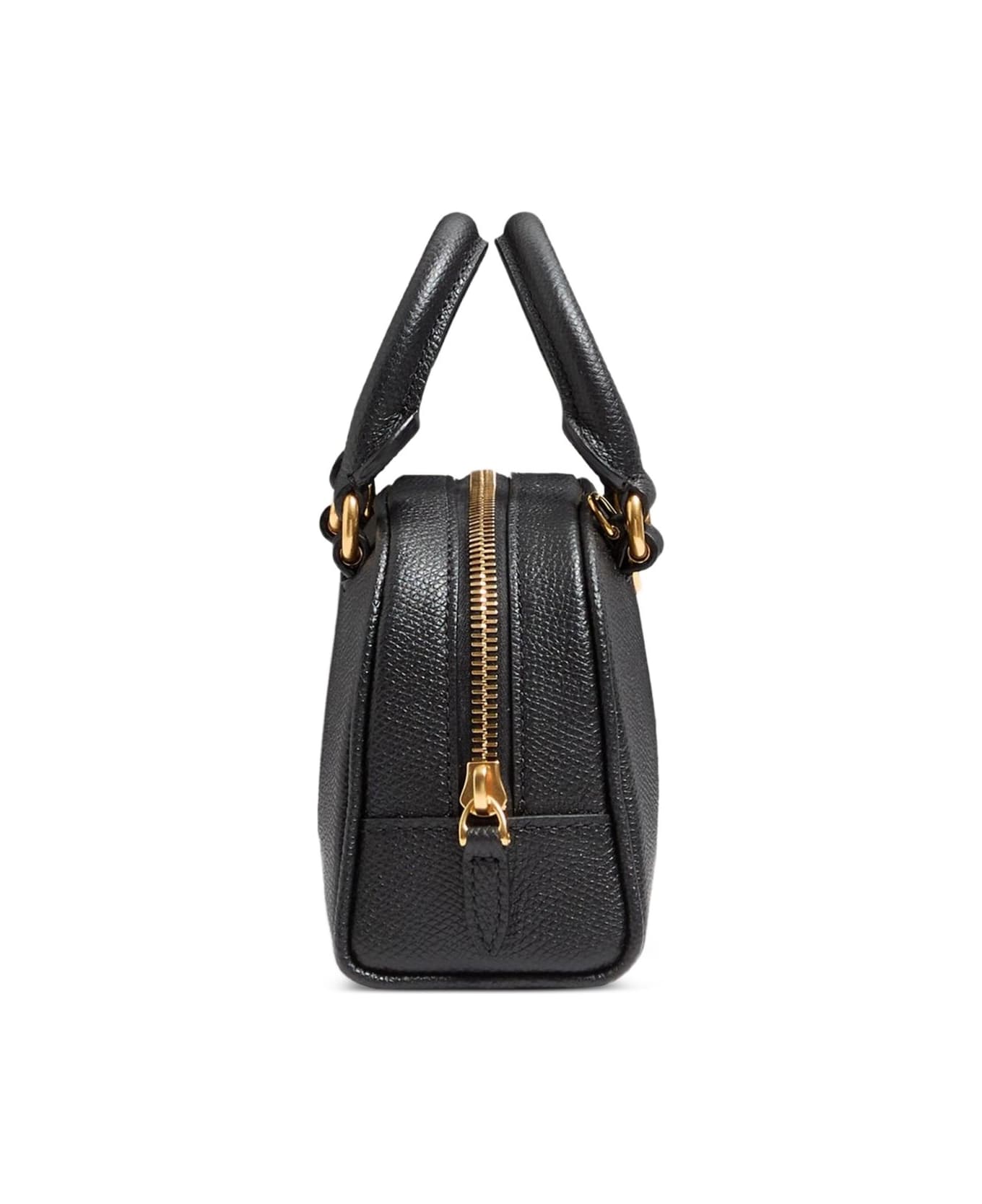 Valentino Garavani Vlogo Signature Leather Mini Bag - Black