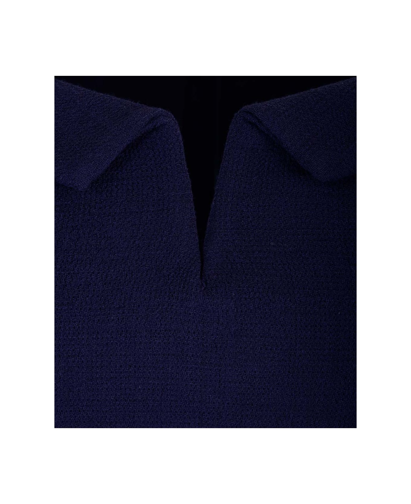 Roland Mouret Wool Cady Midi Dress - Blue