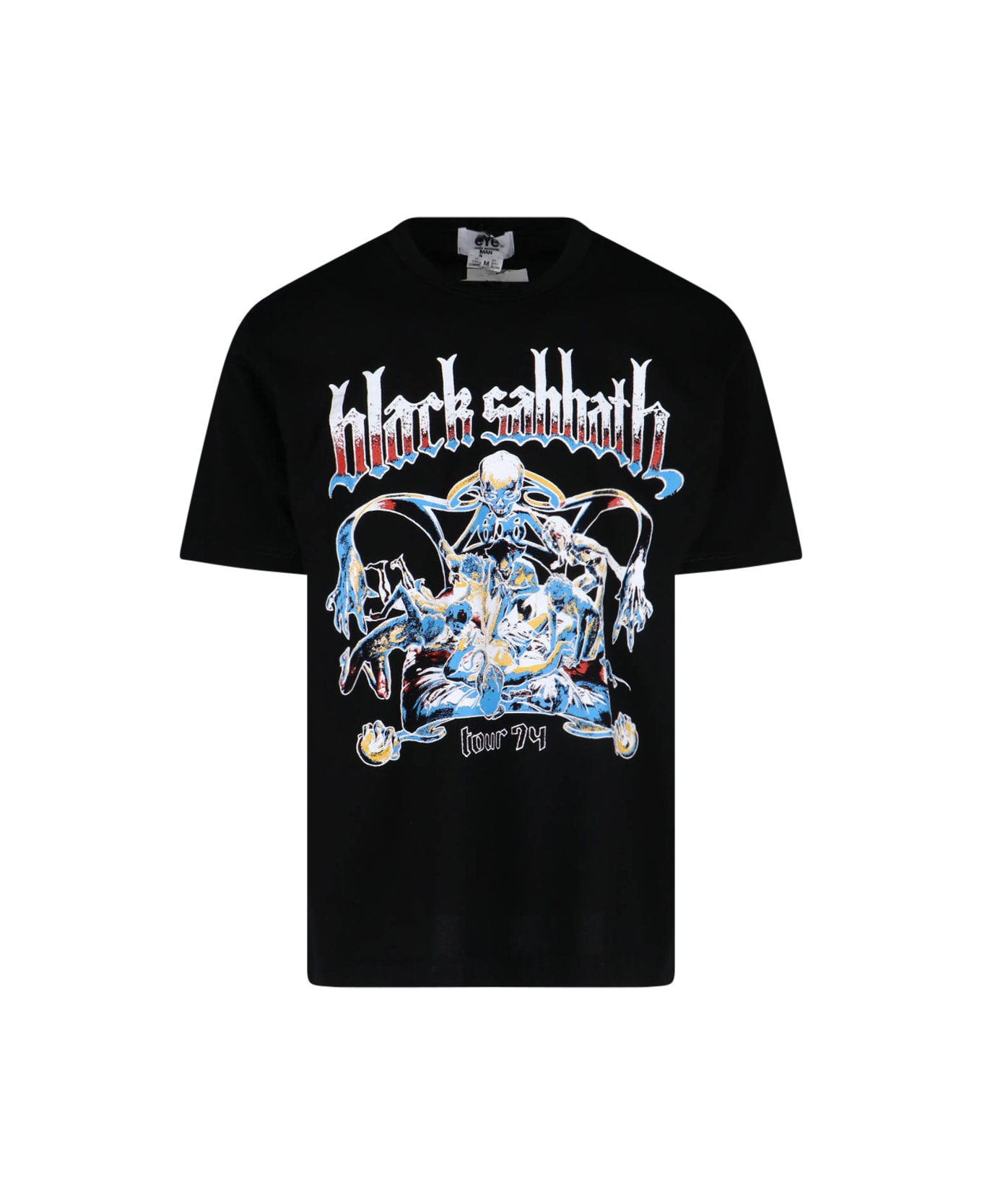 Junya Watanabe "black Sabbath" T-shirt - Black  