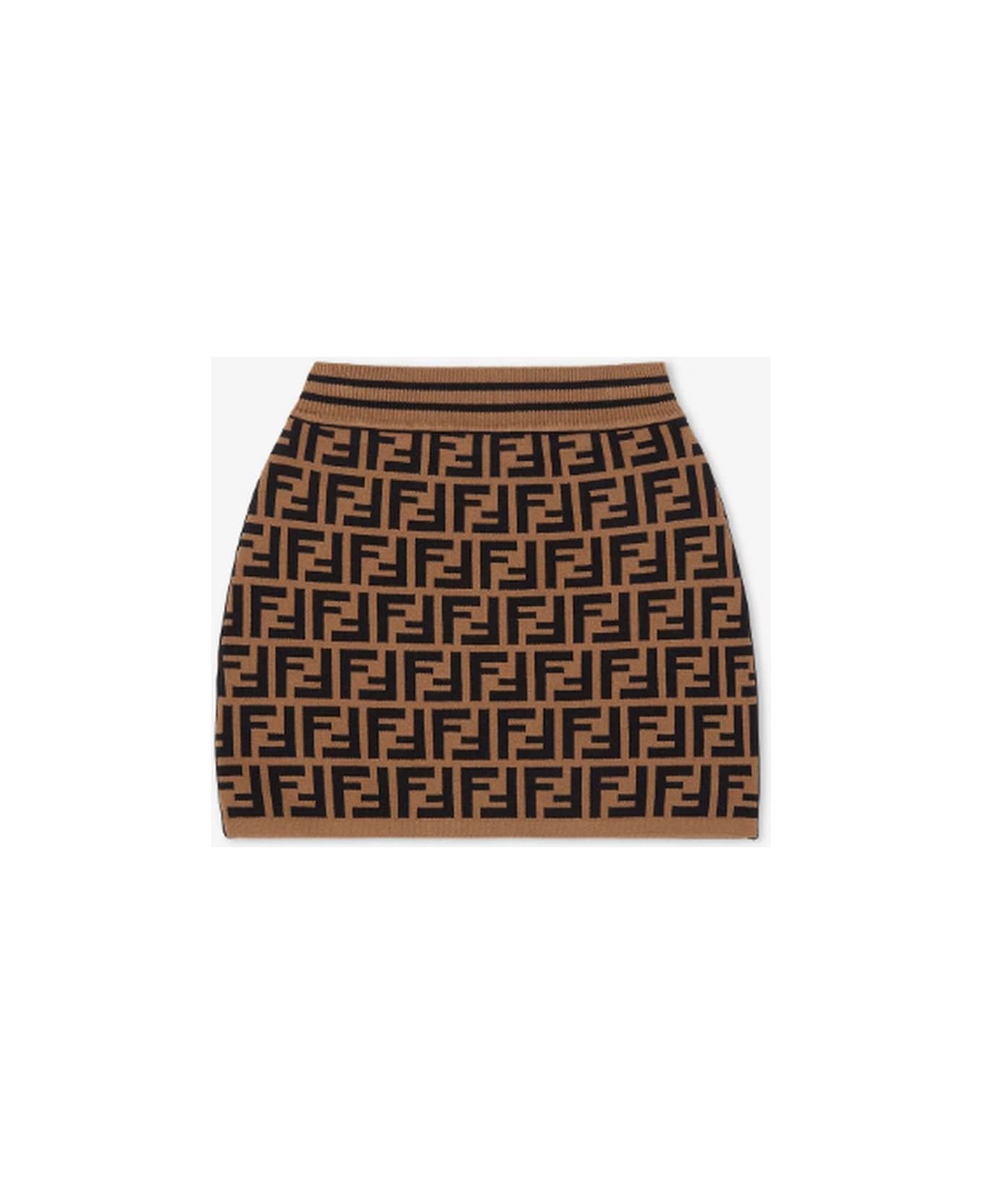 Fendi Kids Skirts Brown - Brown