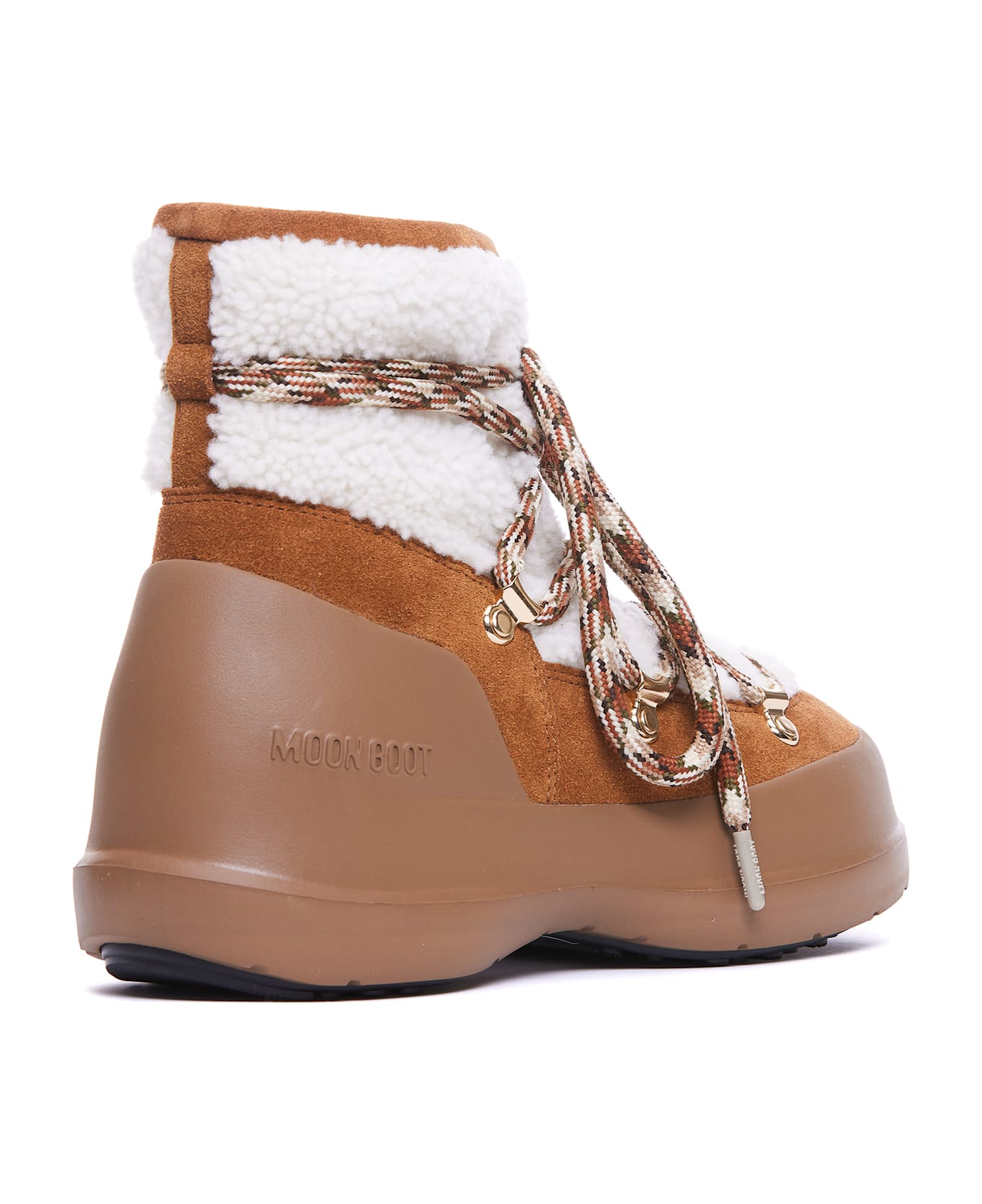 Moon Boot Luna Boot Shearling Booties - Brown