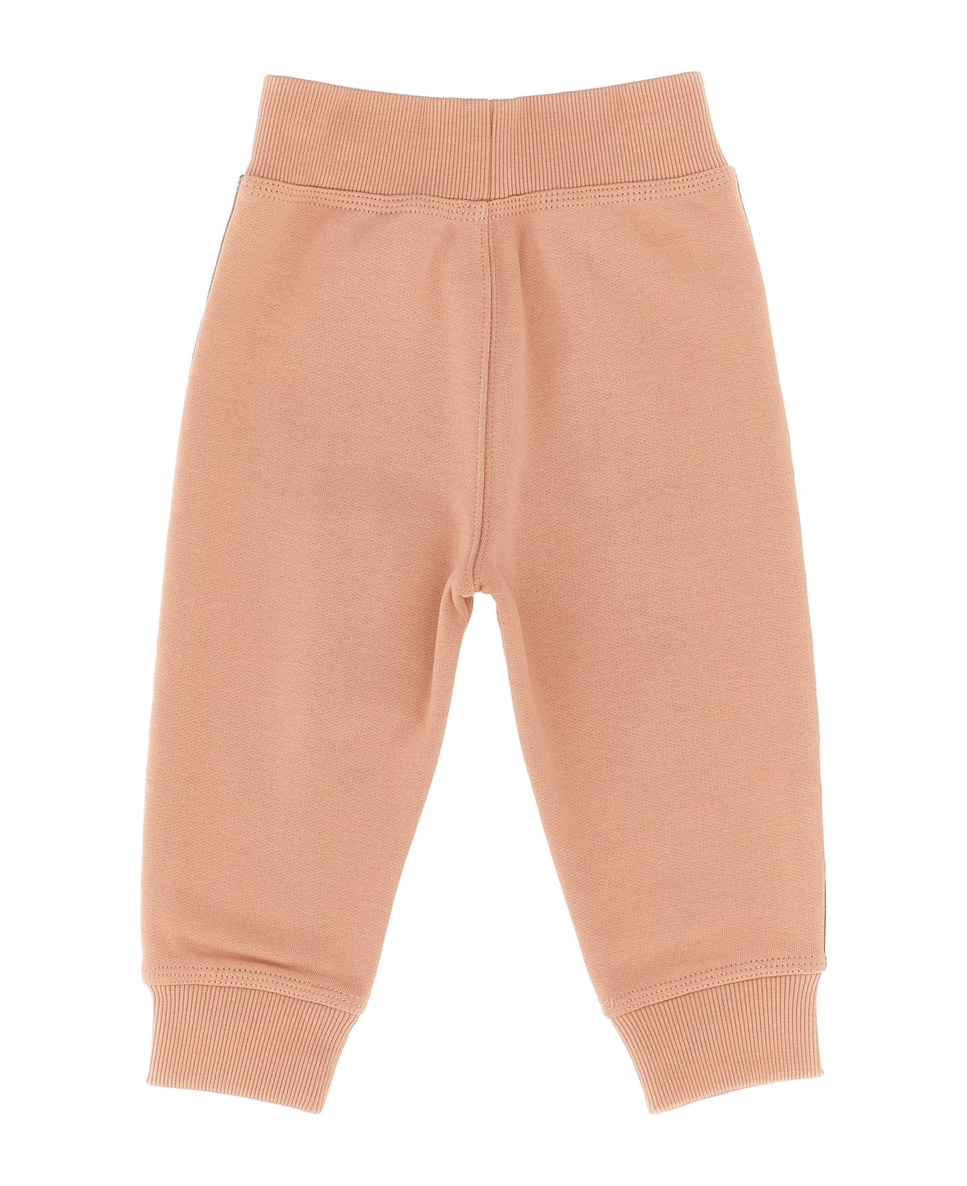 Burberry 'jackson Check Tape' Joggers - Pink