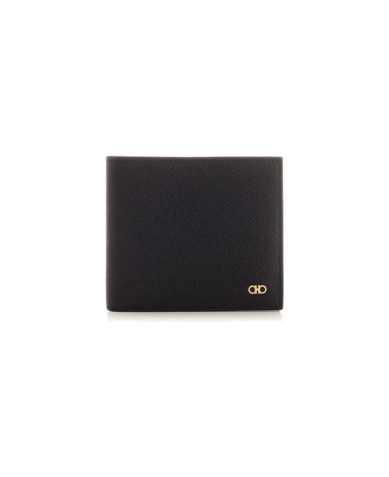 Ferragamo Gancini Mini Wallet - Black