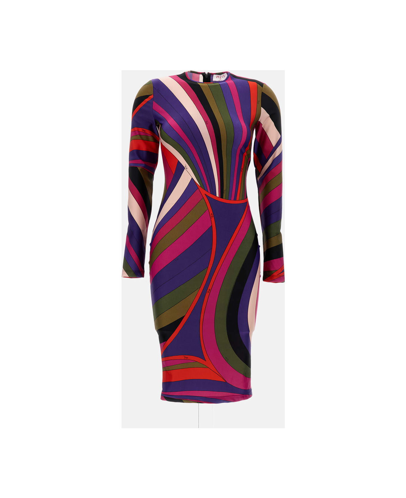 Pucci Lycra Dress With Iride Print - MultiColour