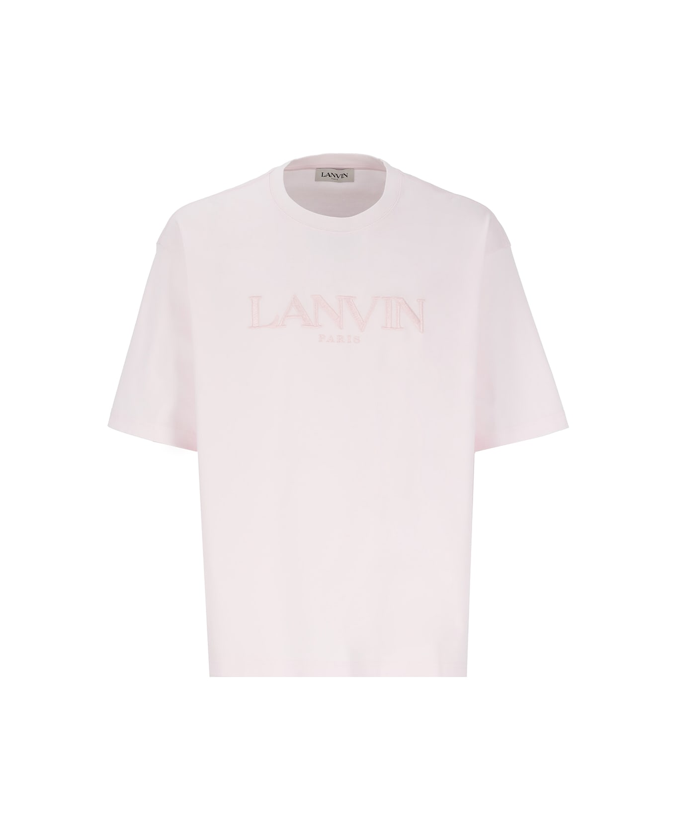 Lanvin T-shirt With Embroidery - Pink シャツ