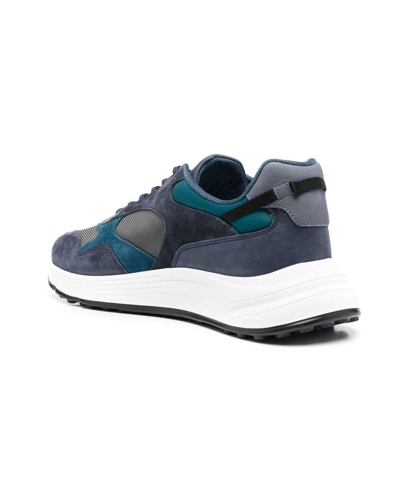 Hogan Panelled Lace-up Sneakers - Blu/grigio