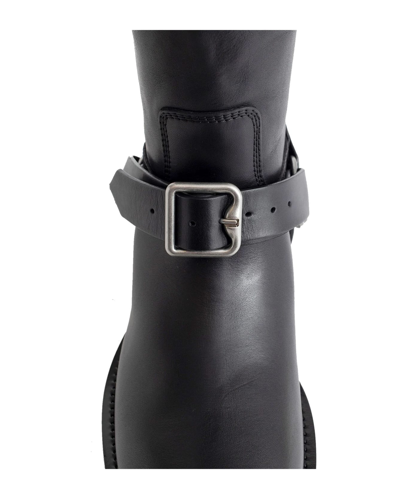Burberry Sadlle High Boots - Black