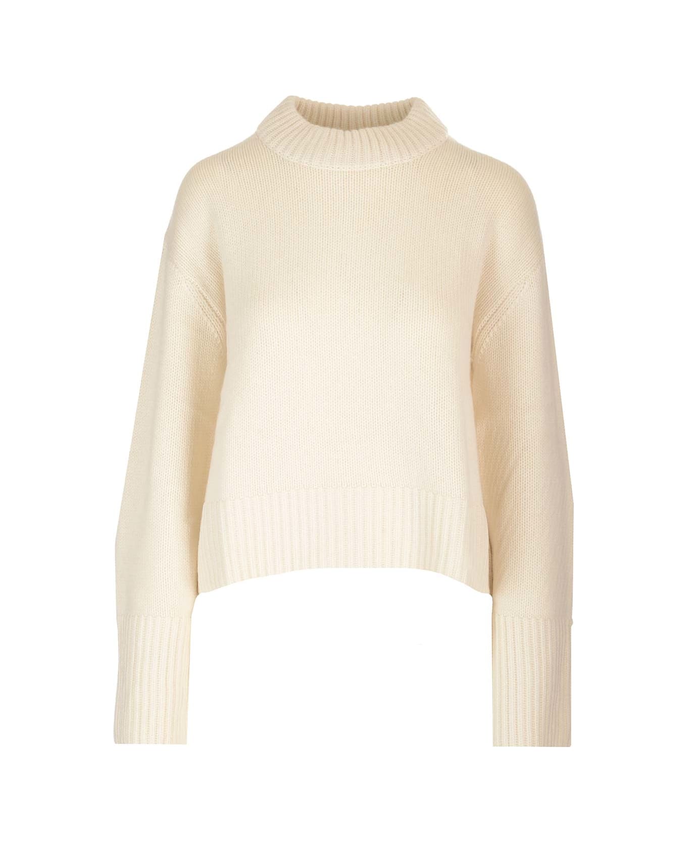Lisa Yang Cashmere Knit 'sony' Sweater - Beige