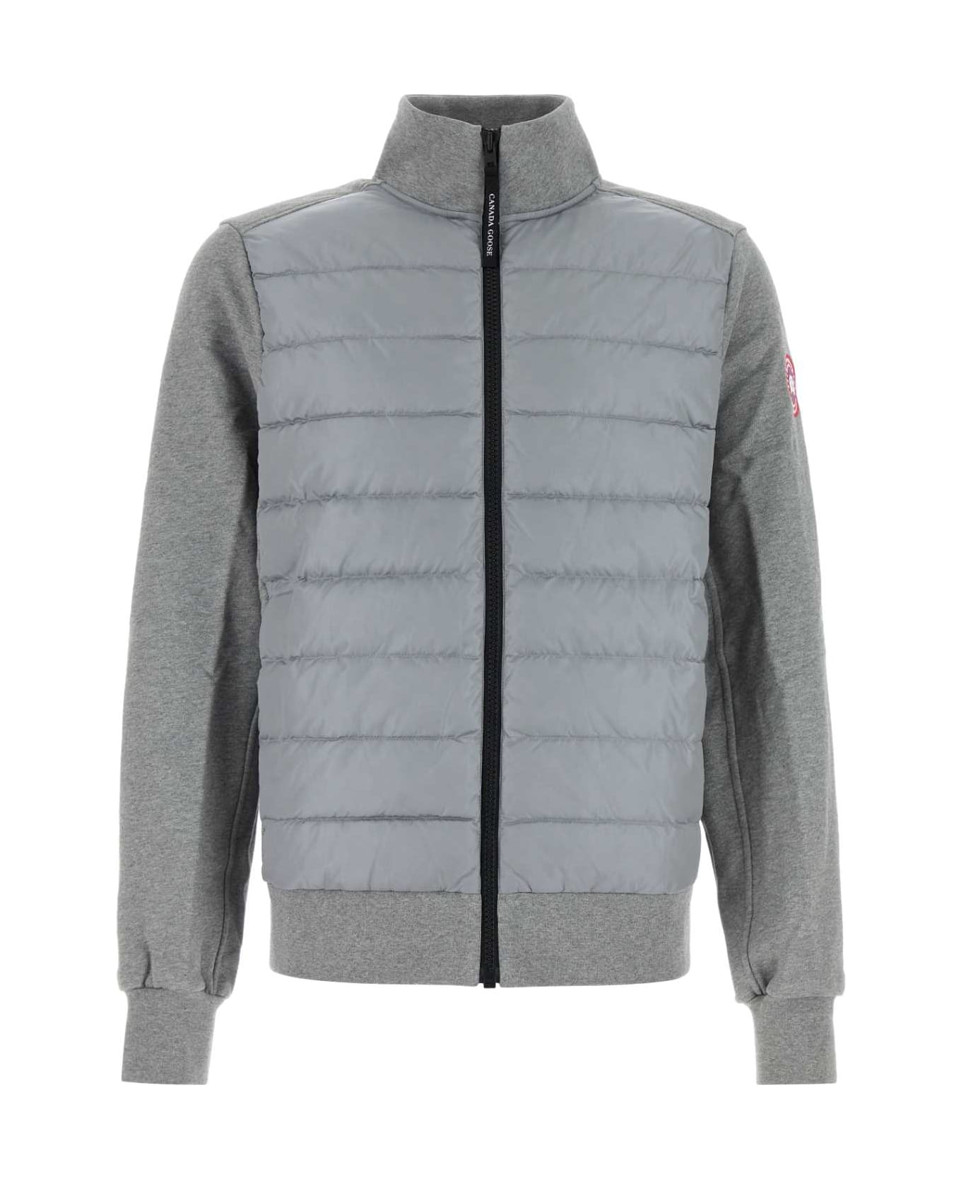 Canada Goose Grey Cotton Hybridge Jacket - STONEHEATHER