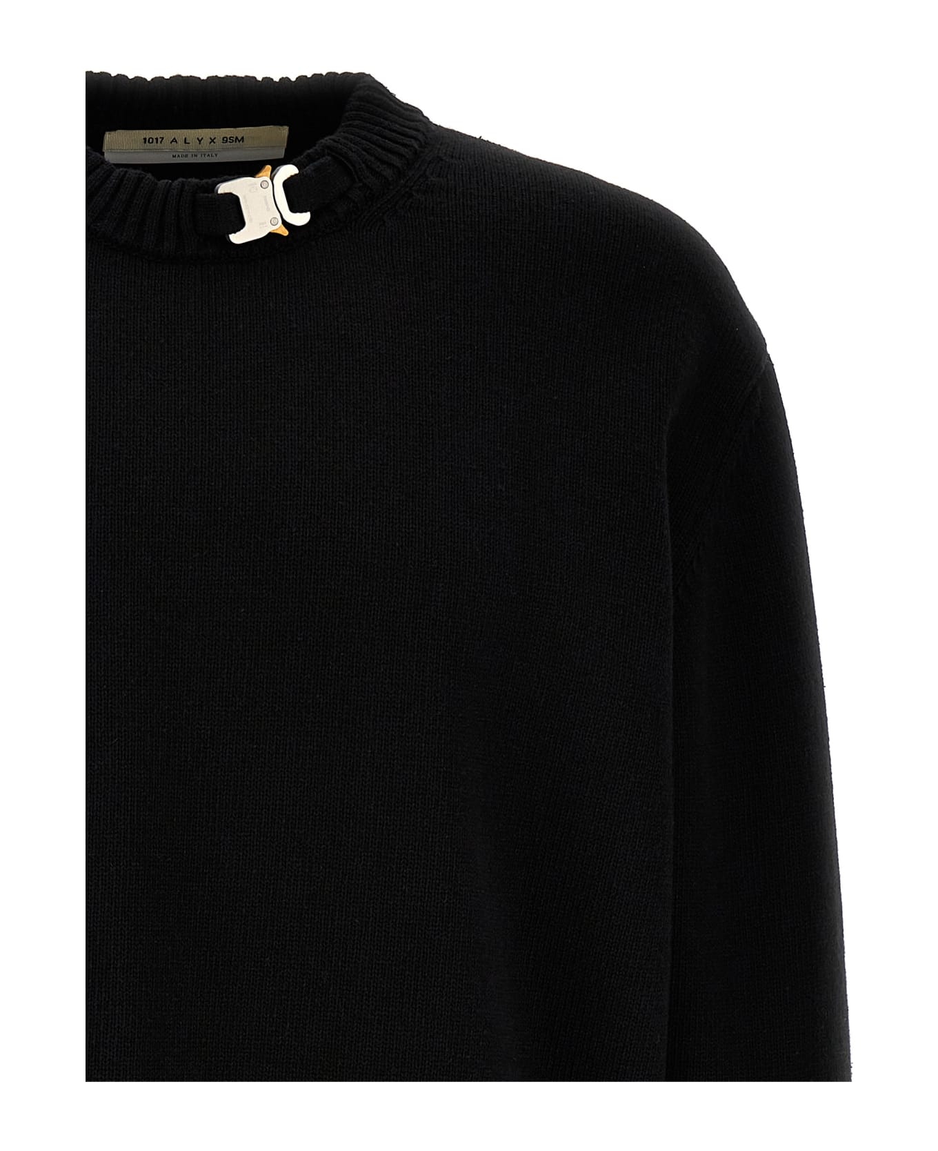 1017 ALYX 9SM 'buckle Collar' Sweater - Black ニットウェア