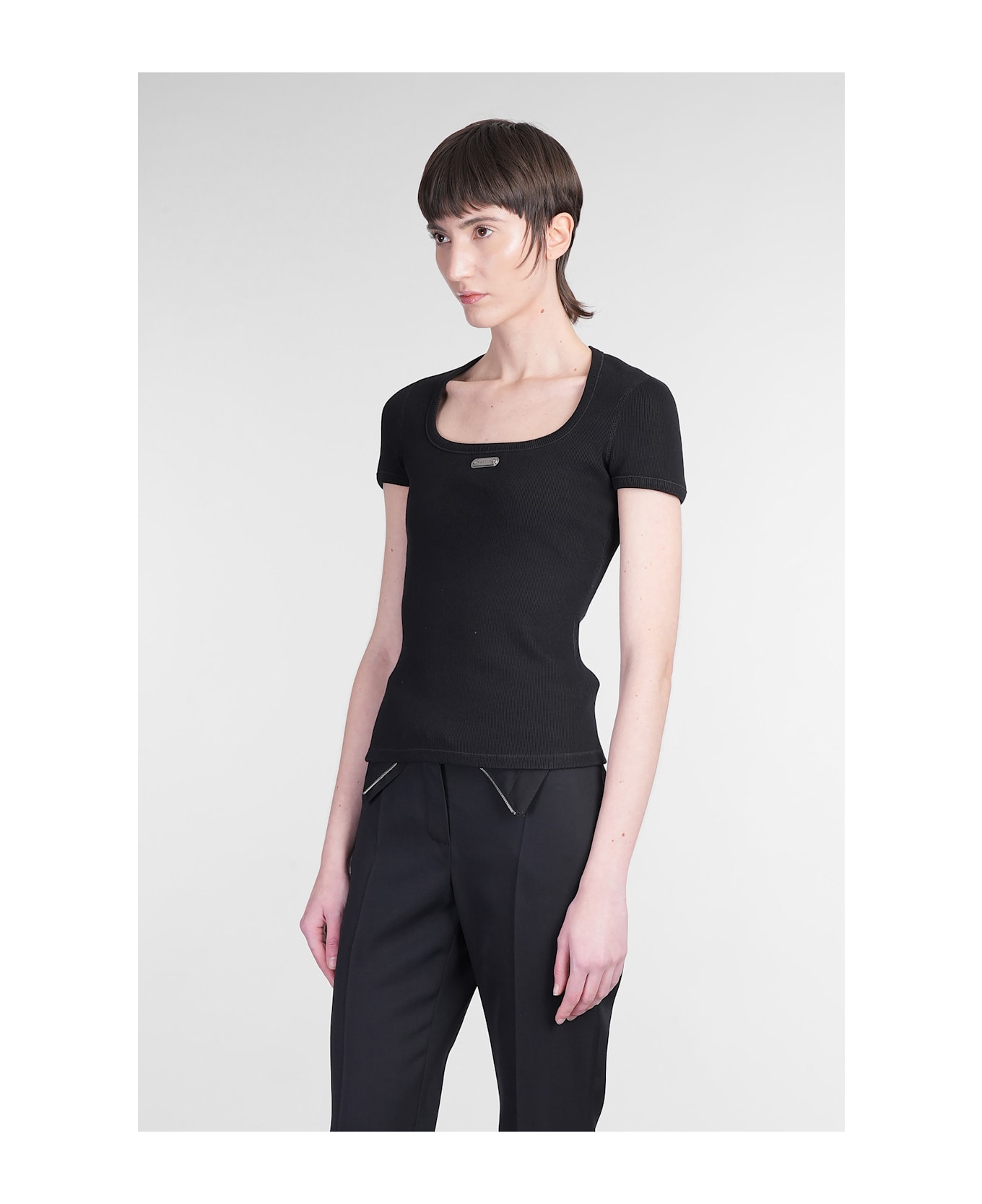 Alexander McQueen Topwear In Black Cotton - black