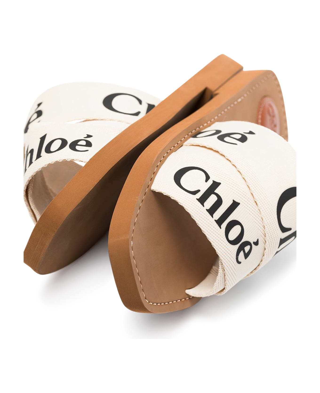 Chloé Woody Shoes Linen | italist