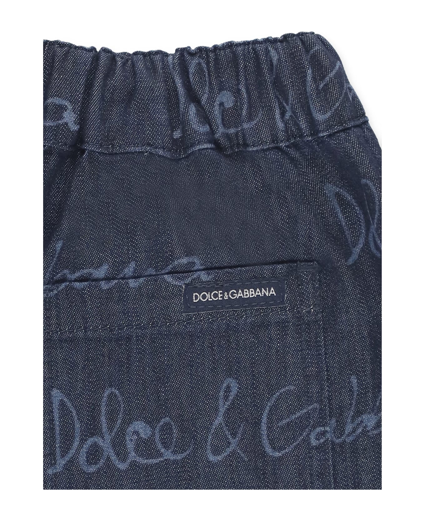 Dolce 
Gabbana Cotton Bermuda - Blue