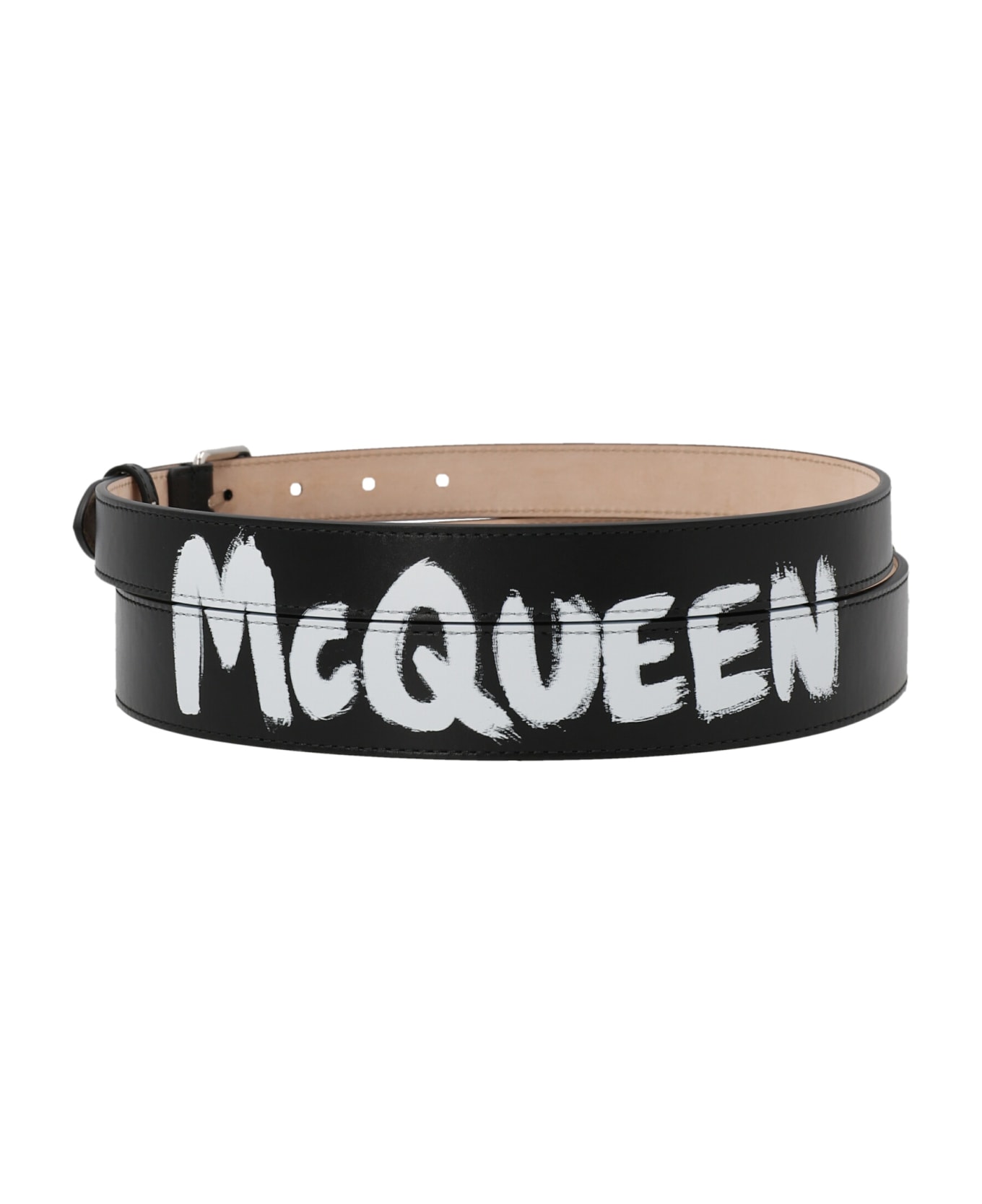 Alexander McQueen 'double Long  Belt - Black  