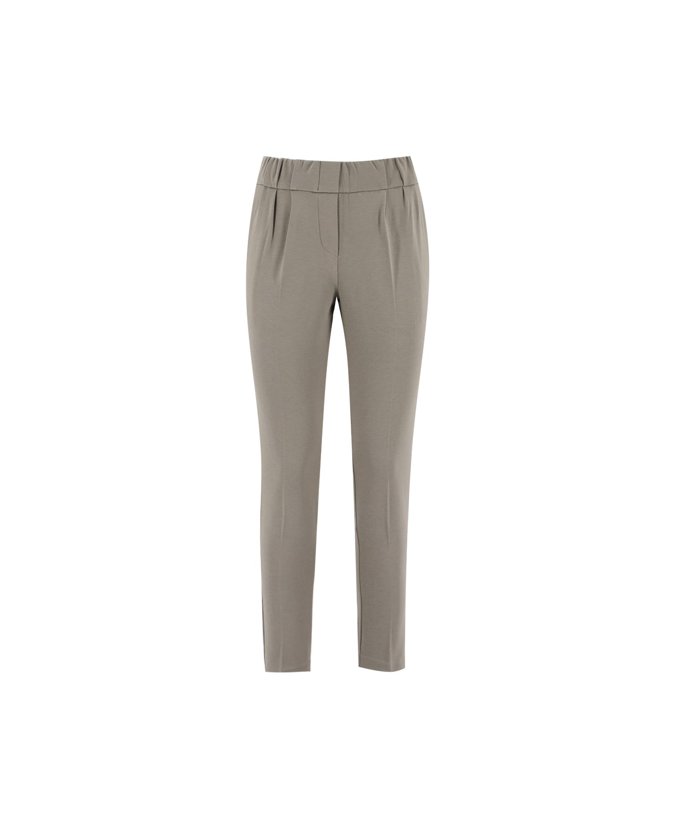 Le Tricot Perugia Trousers - MIDDLE GREY         