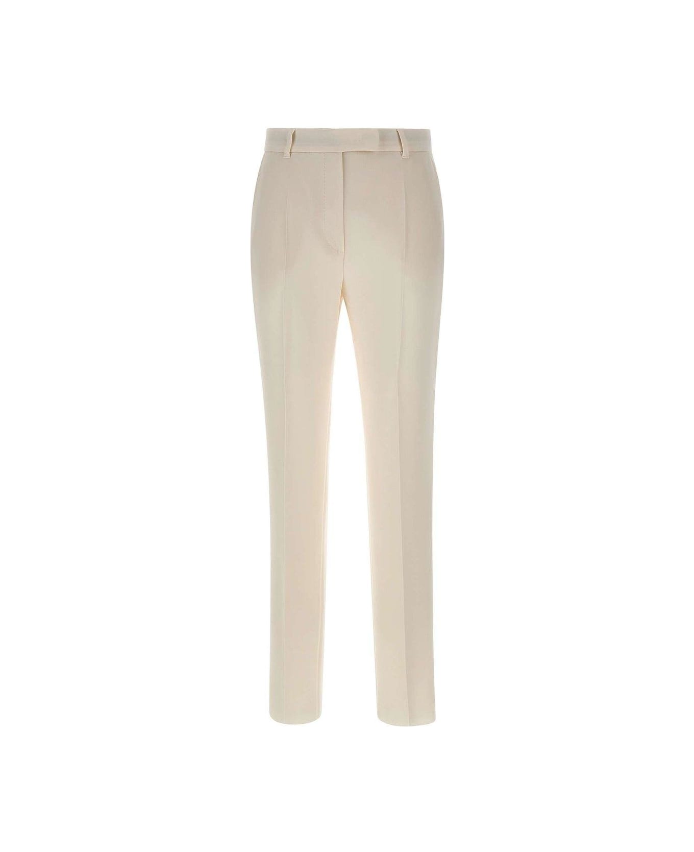 Max Mara Studio High Waist Straight Leg Pants Max Mara Studio - BUTTER