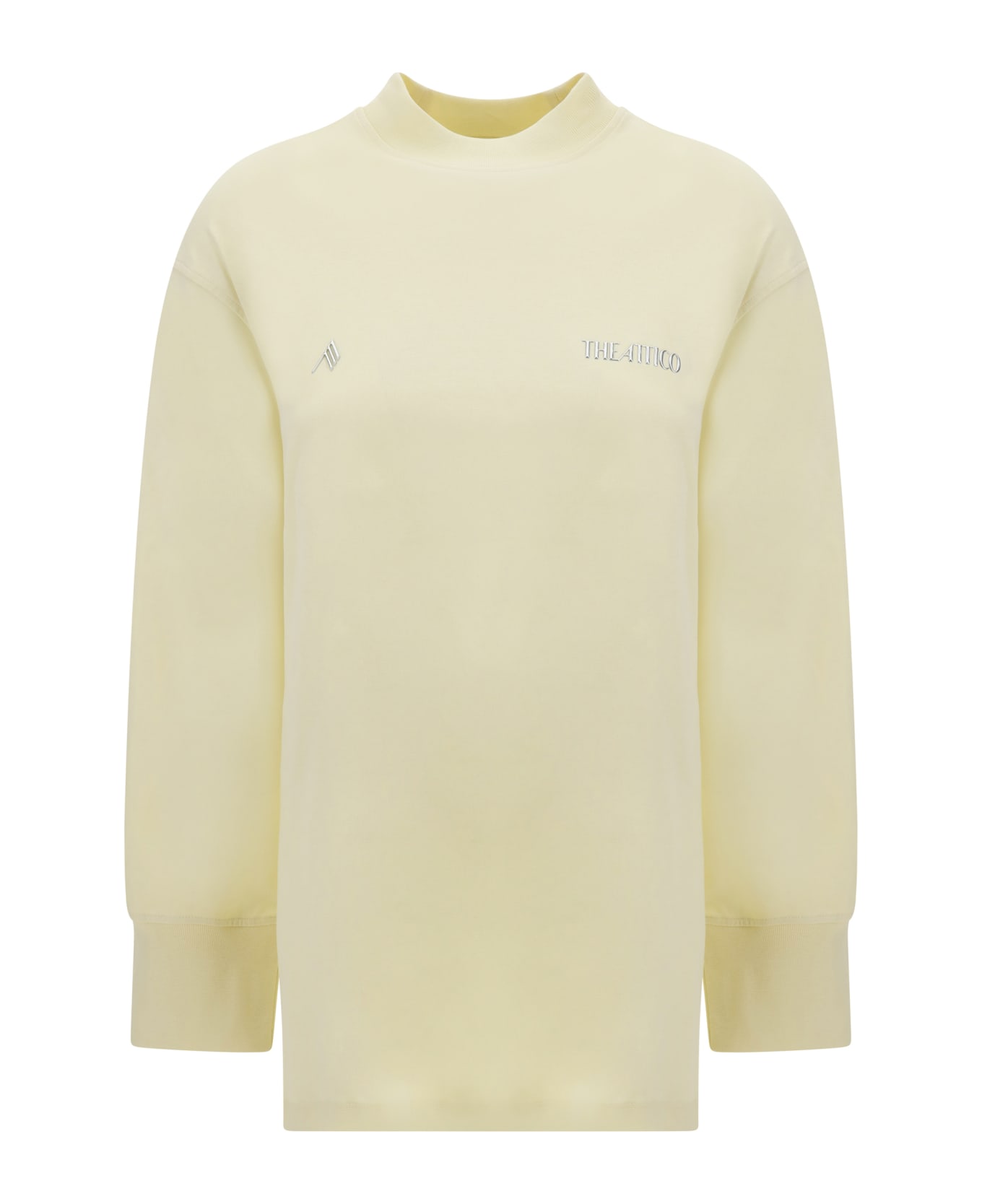 The Attico Plaque Sweatshirt - Butter