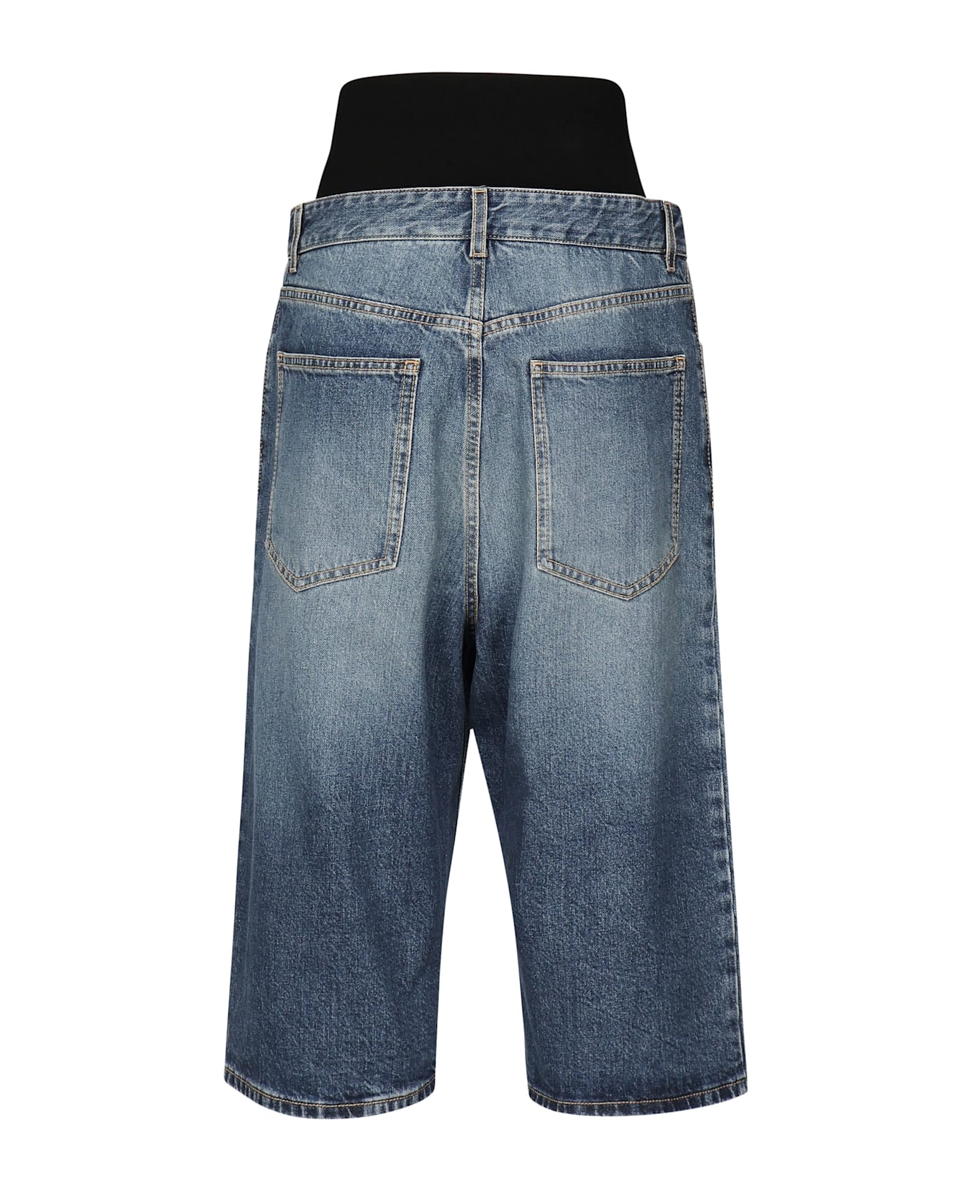 Alaia Blue Cotton Denim Jeans - Blue