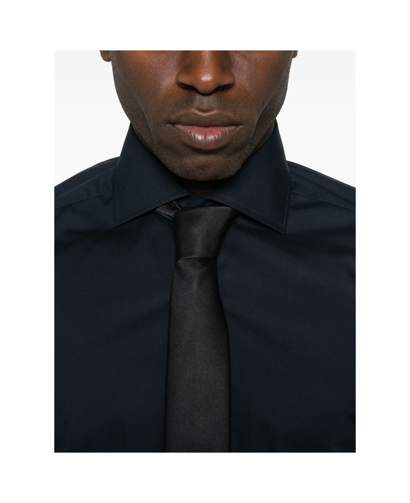 Barba Napoli Barba Poplin Shirt - Blue