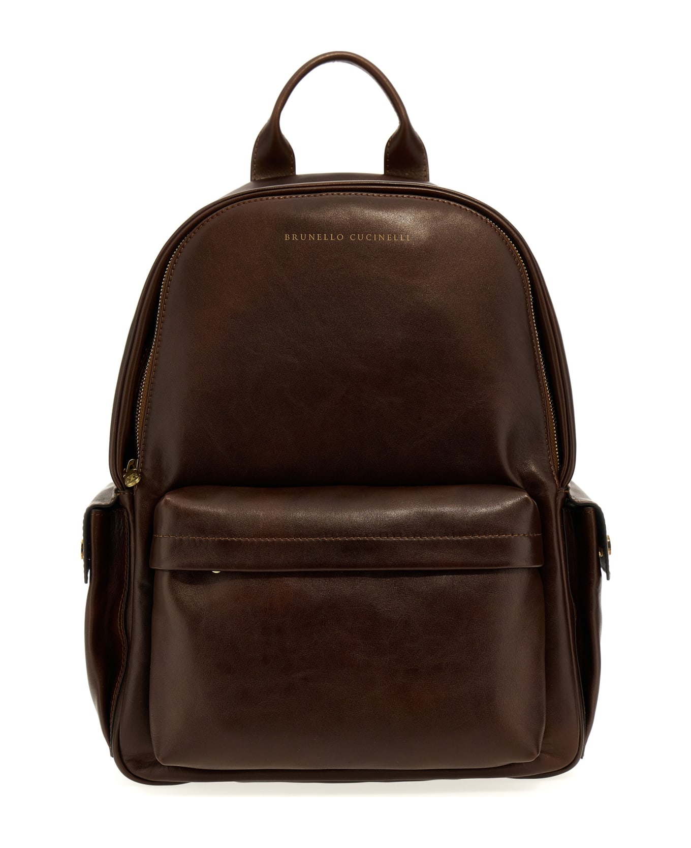 Brunello Cucinelli Leather Backpack - Brown バックパック