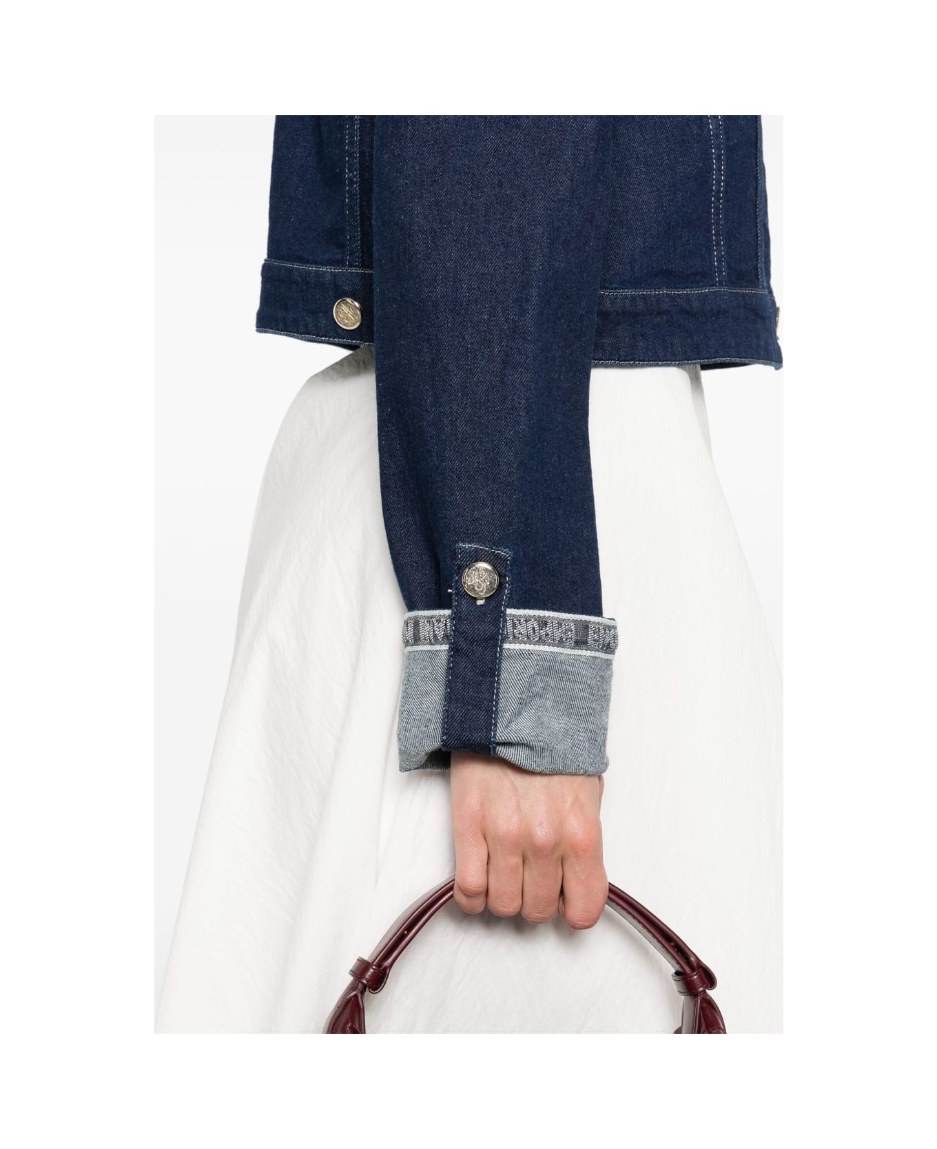 Emporio Armani Denim Cotton Jacket - Blue