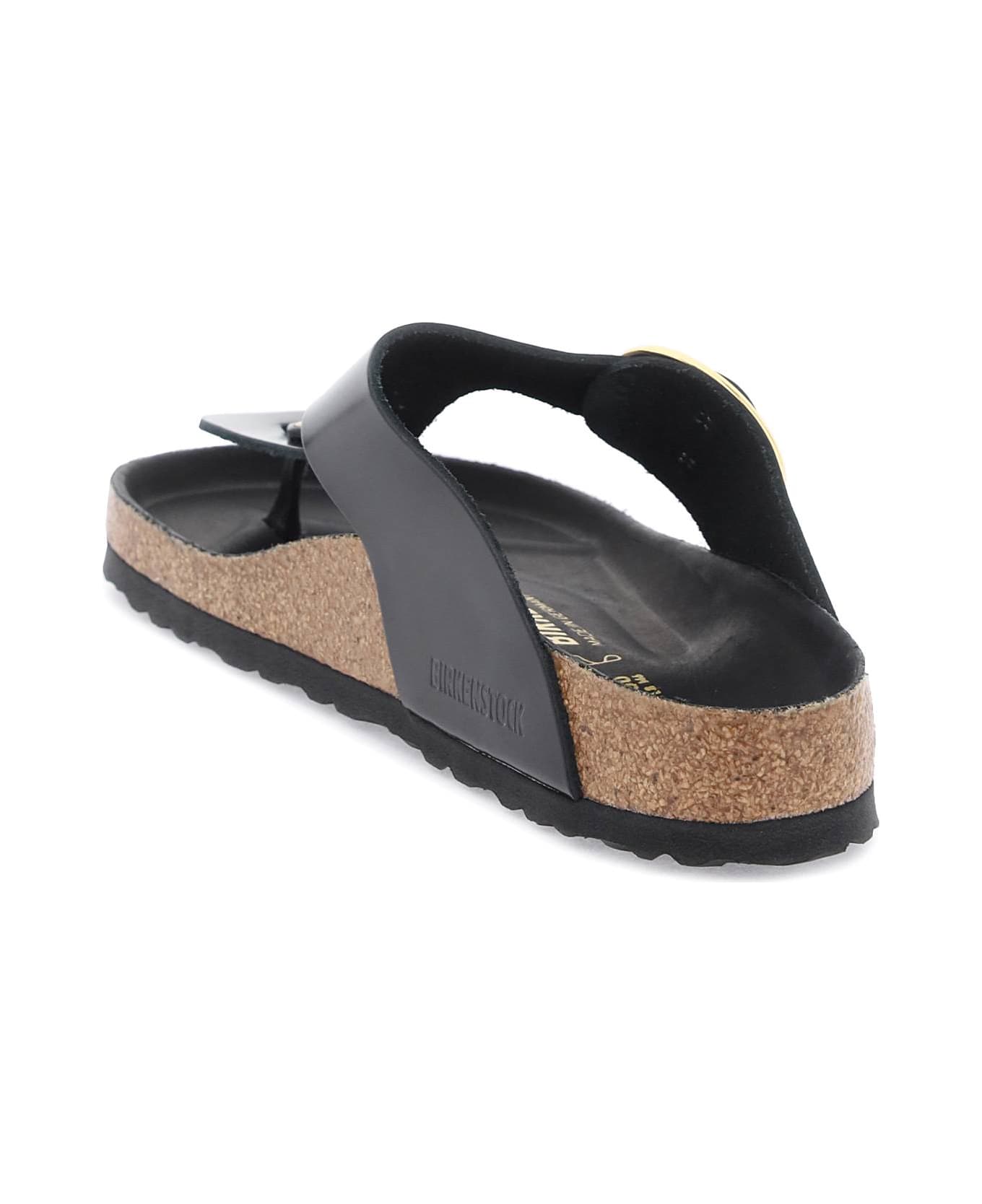 Birkenstock Gizeh Big Buckle Mules - Black