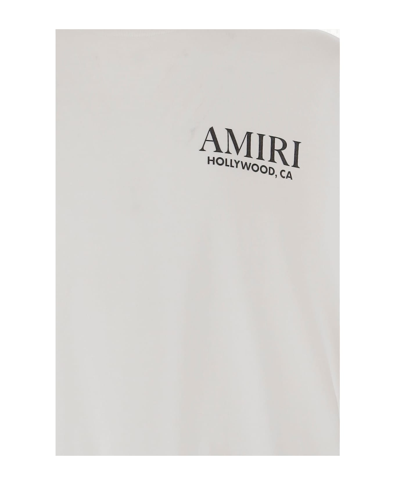 AMIRI Cotton T-shirt With Print And Logo - White
