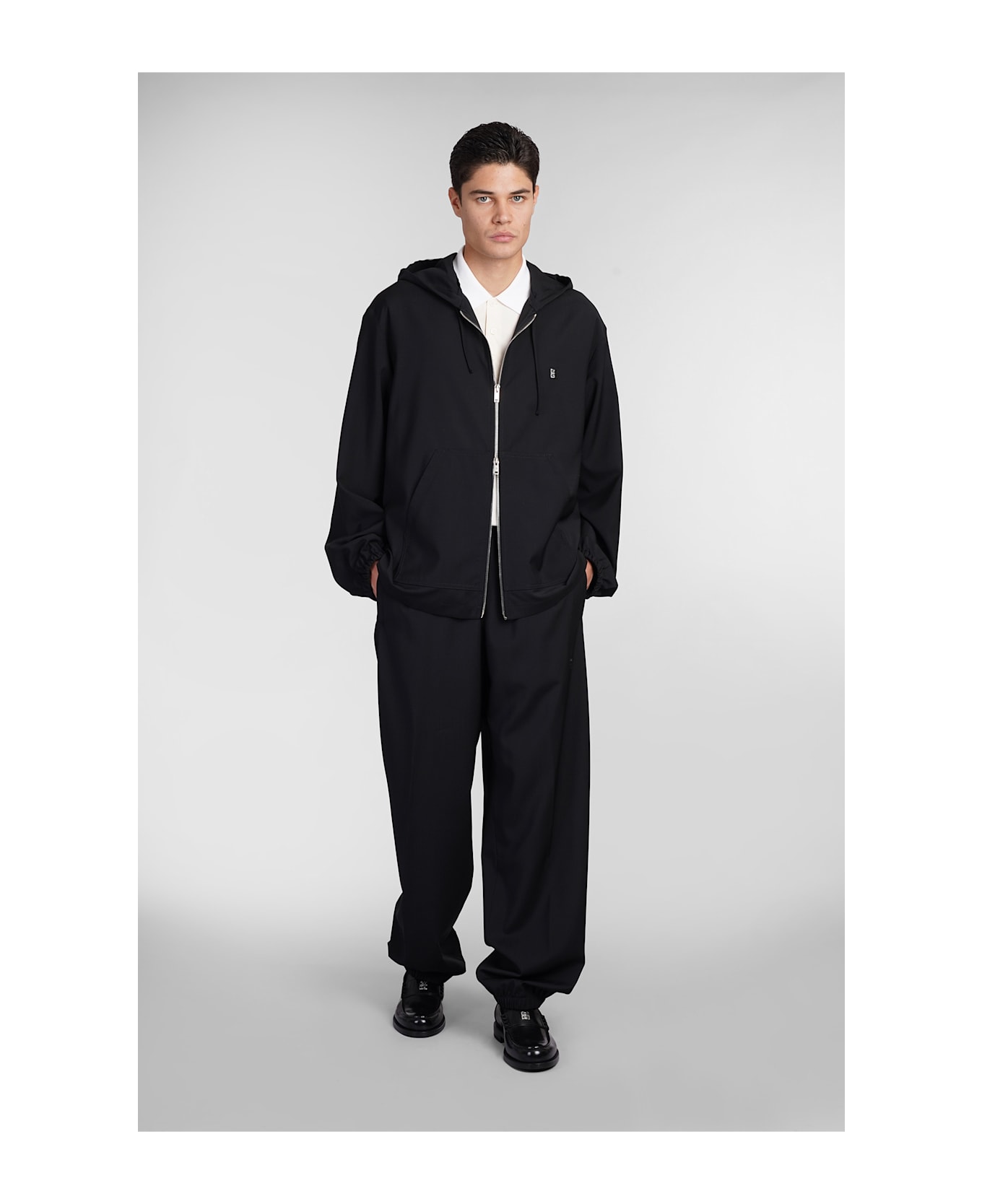 Givenchy Casual Jacket In Black Wool - black