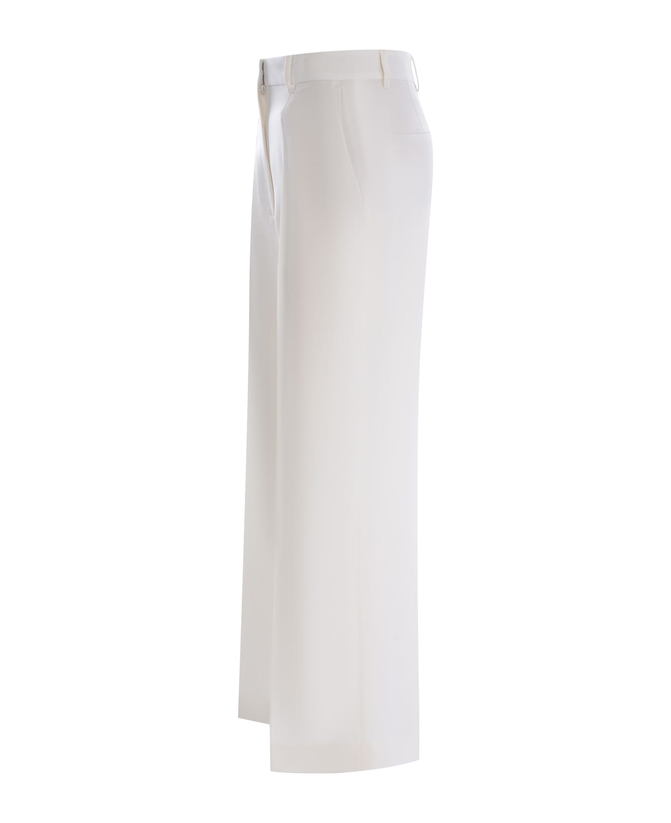 Manuel Ritz Trousers Manuel Ritz Made Of Wool Canvas - Off white