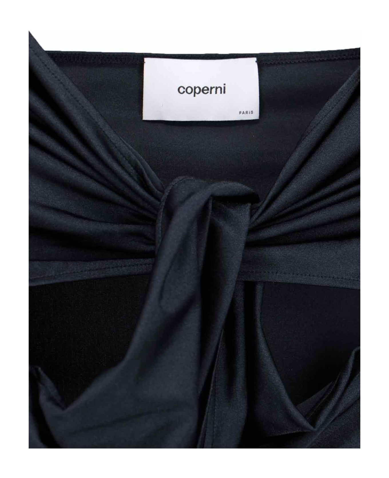 Coperni "twisted Cut-out" Mini Dress - Black  