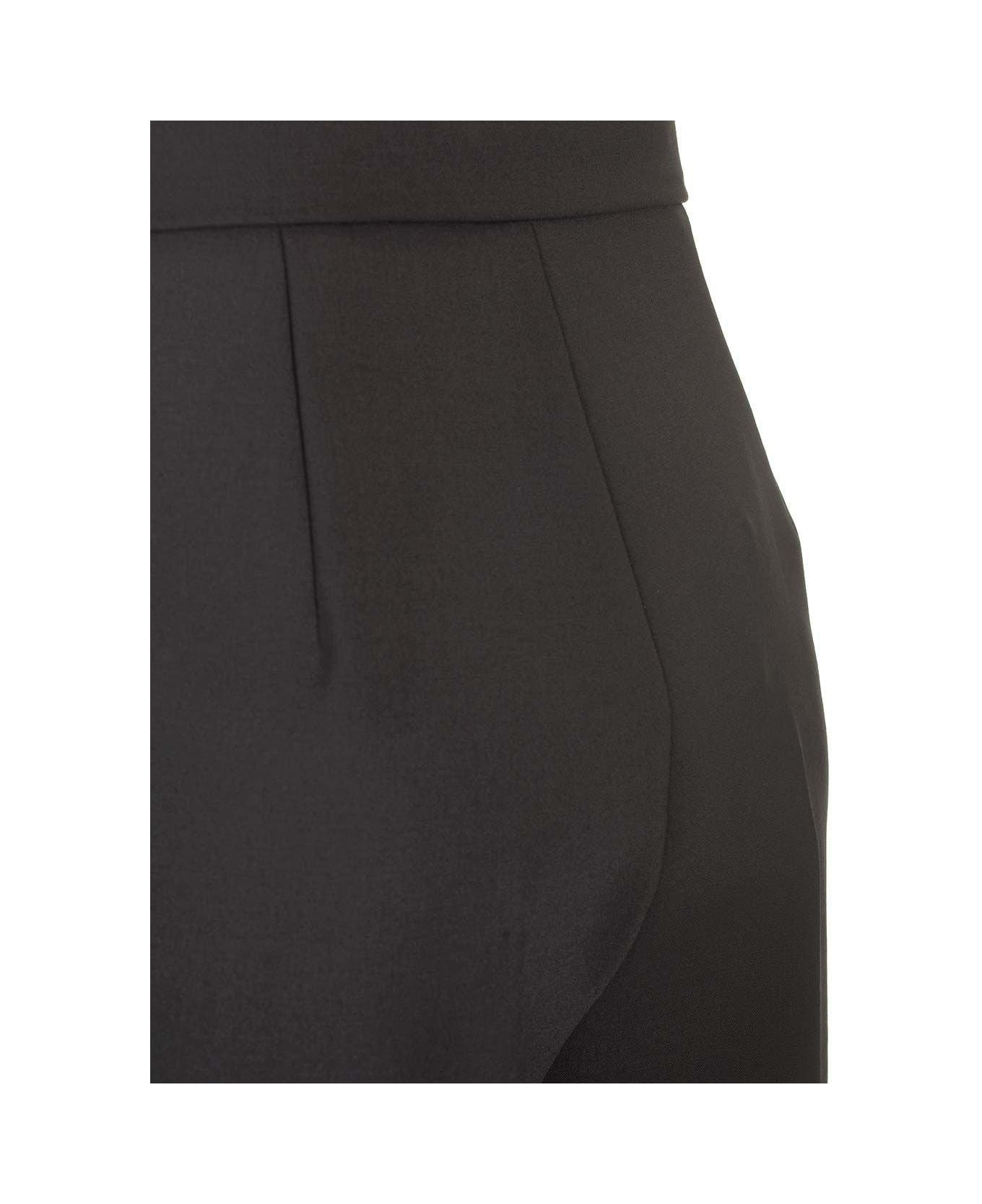 Max Mara Pleat Detailed Shorts - Nero