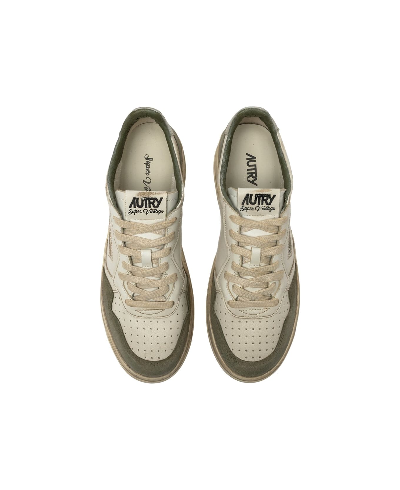 Autry Supvint Lowleat Suede Lizard Silv - Lizard Silv