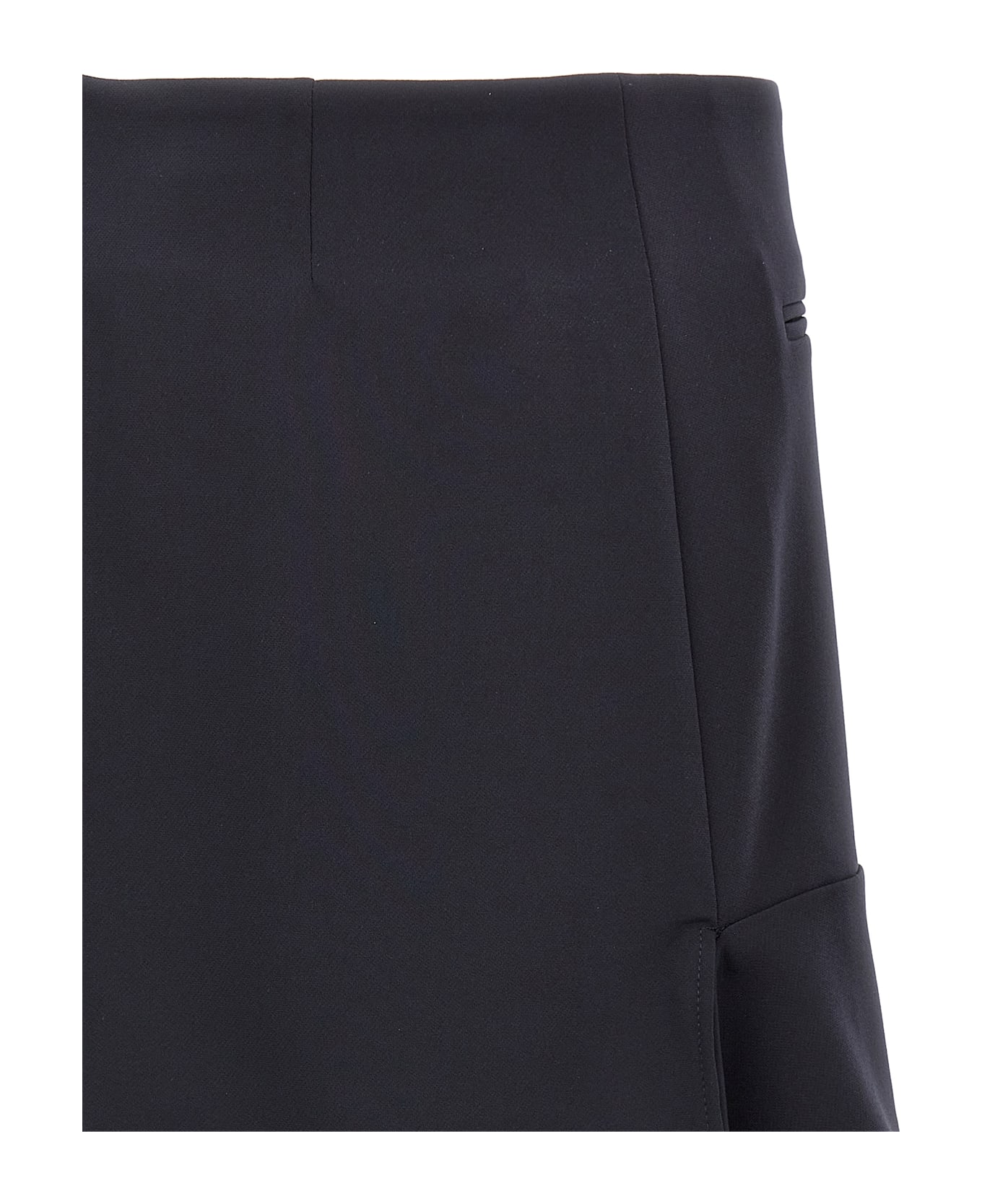 Courrèges 
reversed Belt Mini
 Skirt - Blue